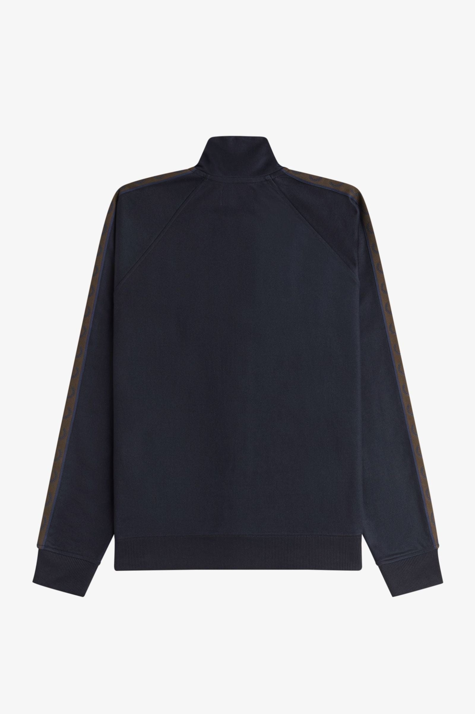 Contrast Tape Track Jacket Fred Perry AW25 - Navy / Burnt Tobacco