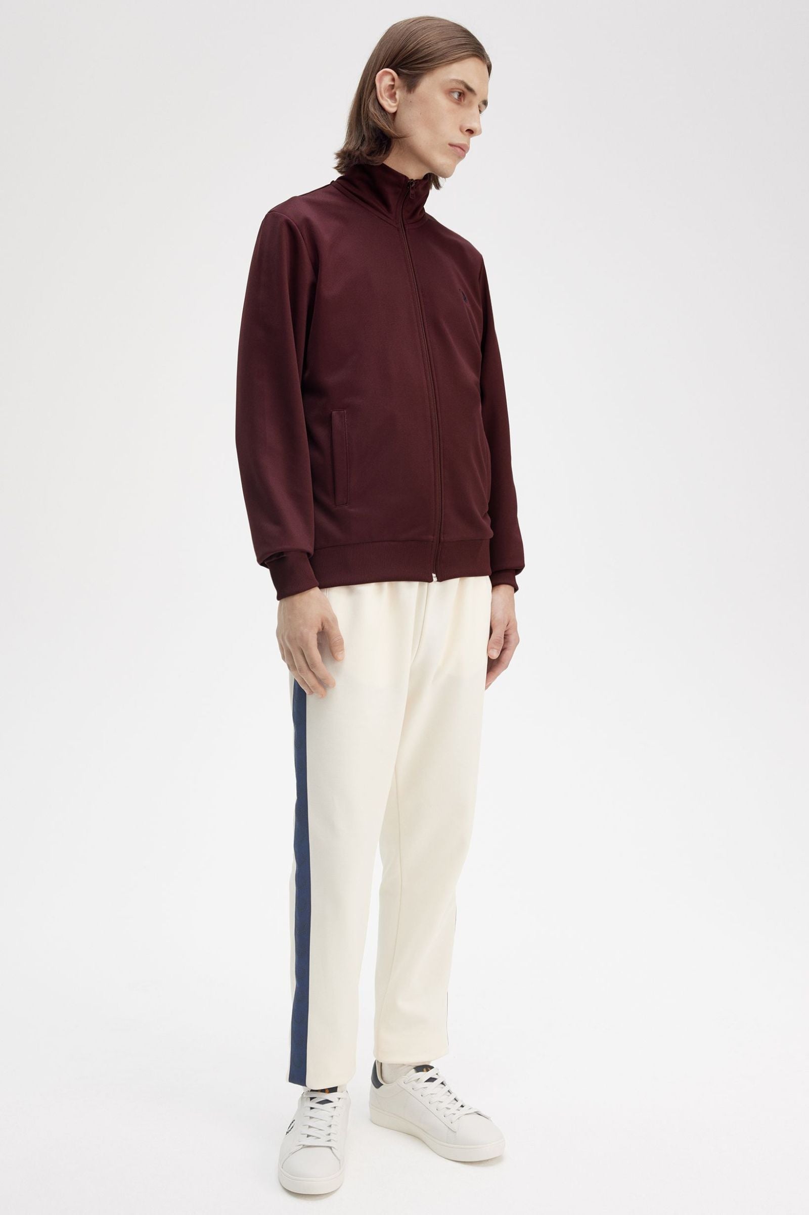 Track Jacket Fred Perry - Oxblood