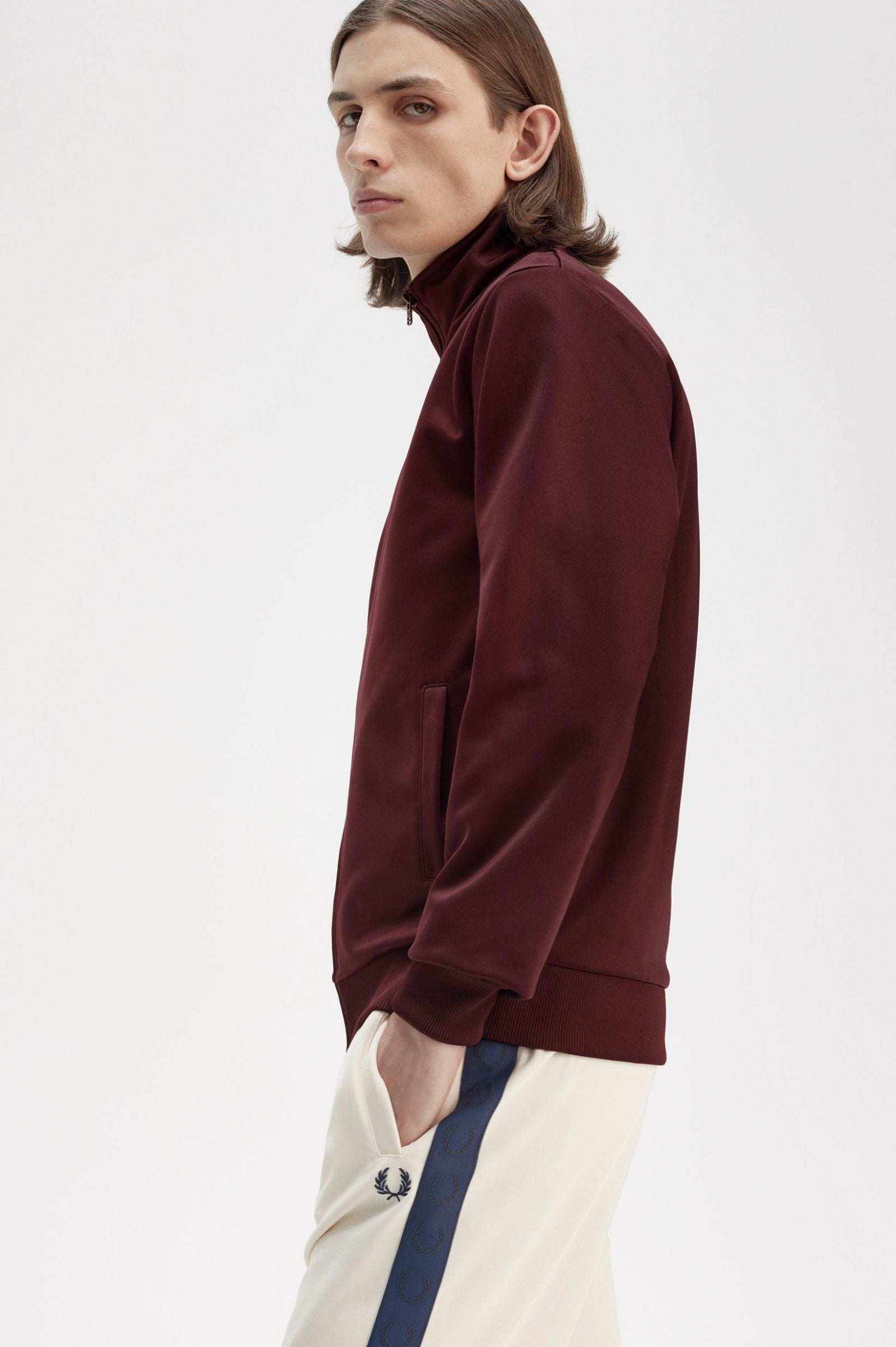 Track Jacket Fred Perry - Oxblood