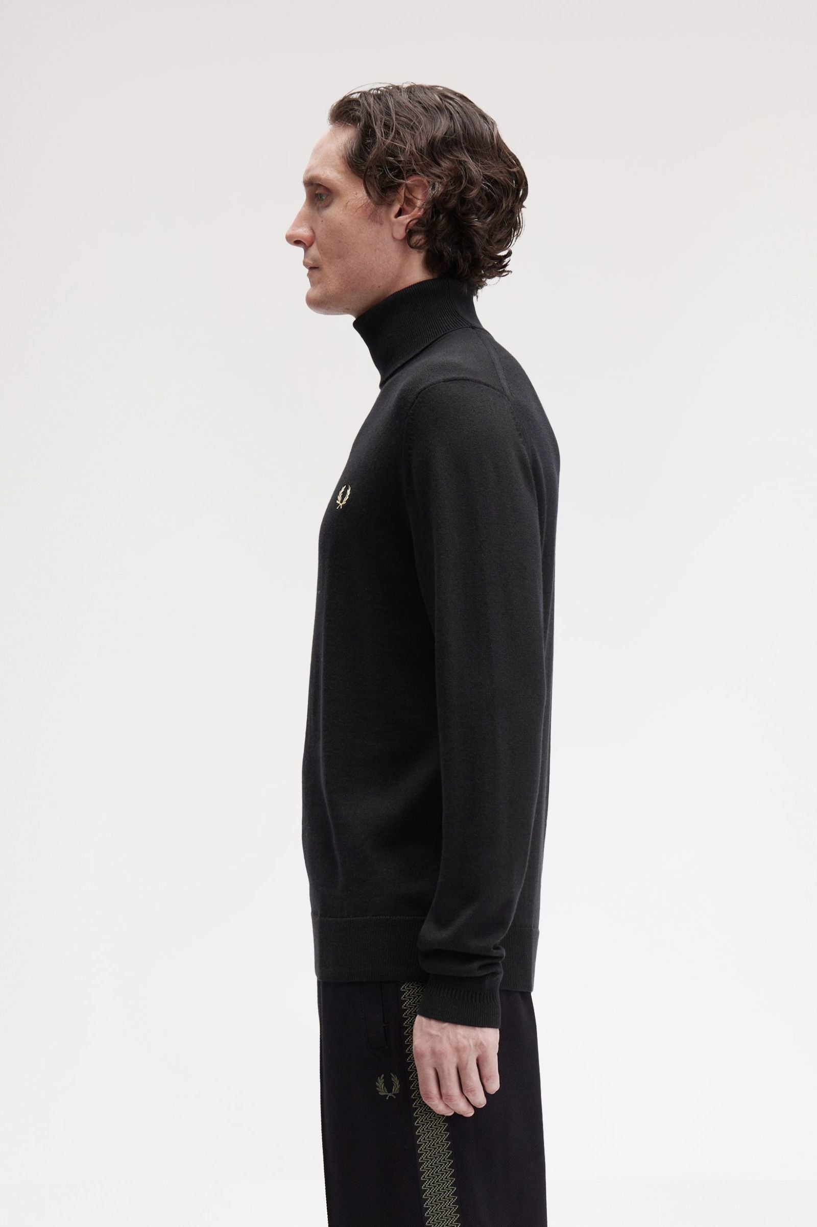 Roll Neck Jumper Fred Perry AW25 - Black