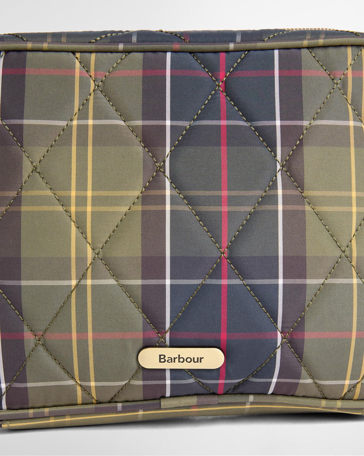 Barbour – Quilted Crossbody Bag – Classic Tartan