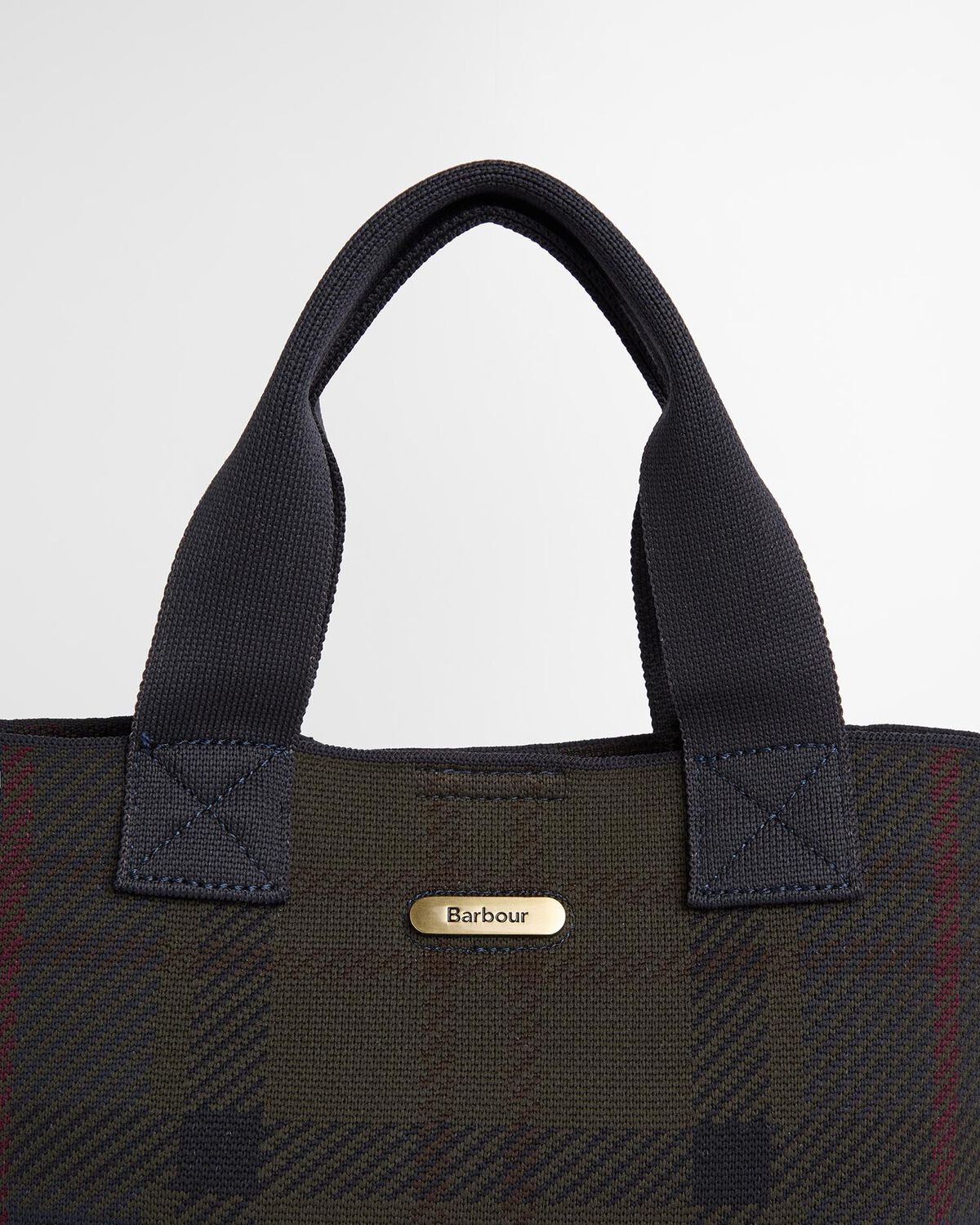 Barbour – Layla Tartan Mini Tote Bag – Shadow Classic Tartan