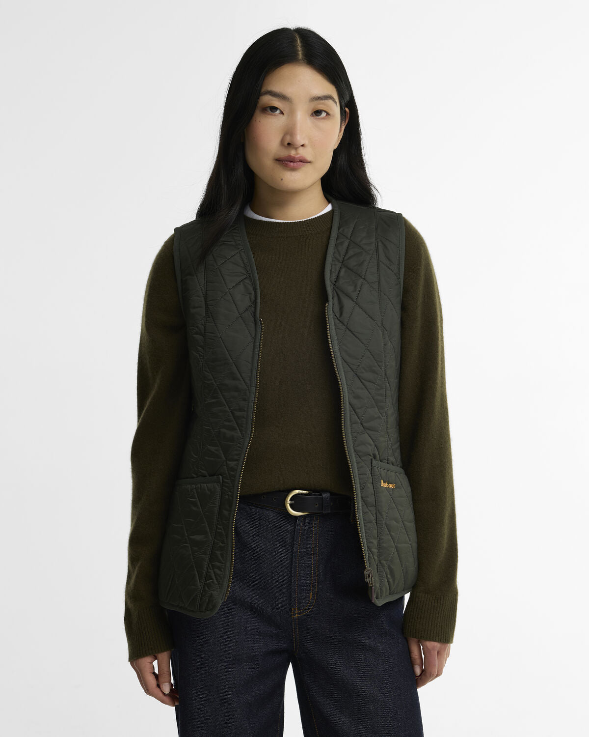 Barbour – Fleece Betty Liner (Donna) – Dark Olive