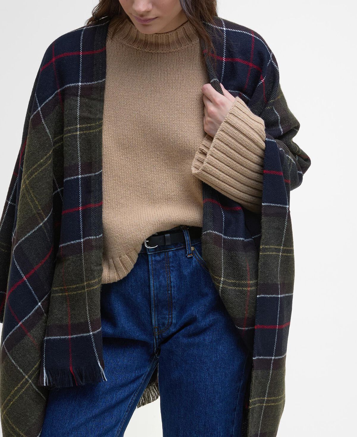 Barbour – Staffin Tartan Serape Scarf – Classic Tartan