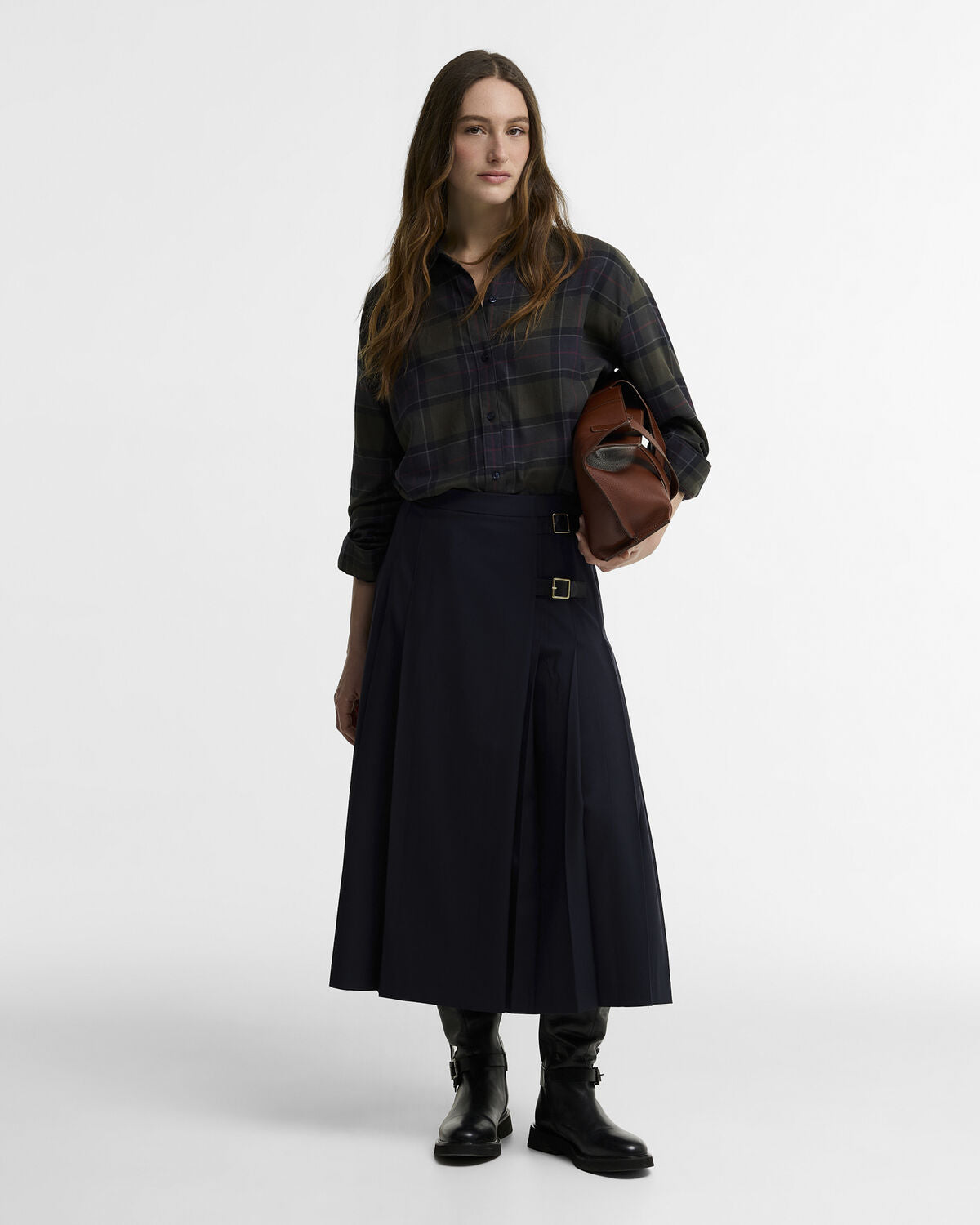 Barbour – Elishaw Shirt (Donna) – Shadow Classic Tartan