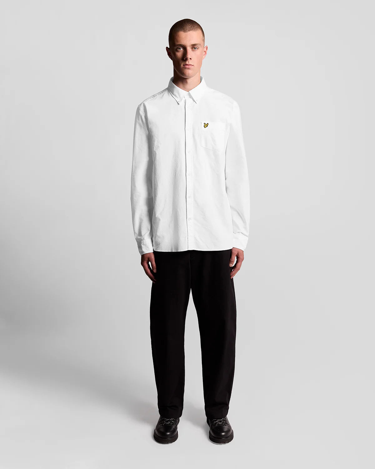 Plain Oxford Shirt Lyle & Scott AW25 - White