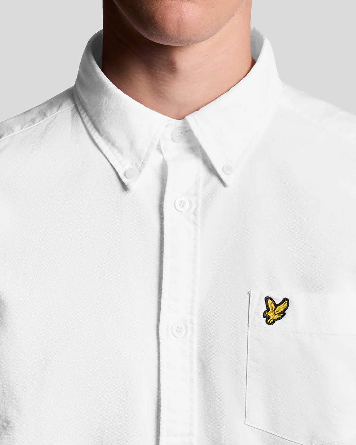 Plain Oxford Shirt Lyle & Scott AW25 - White