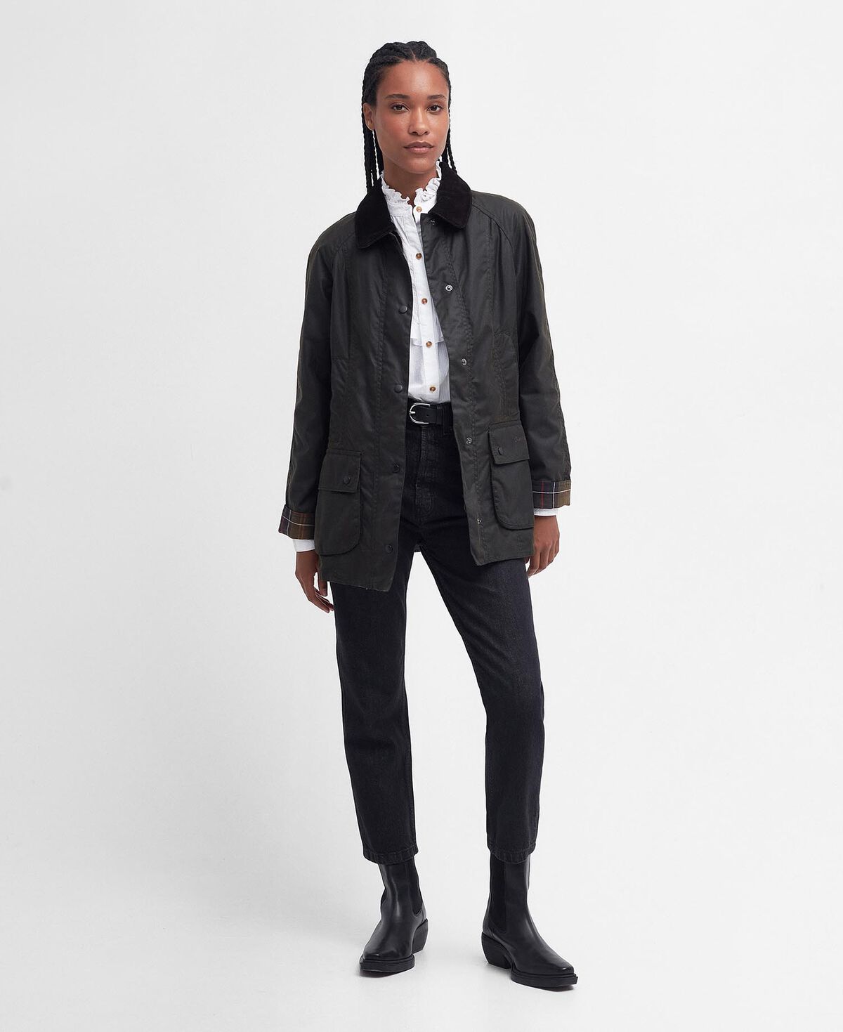 Barbour – Classic Beadnell Wax Jacket (Donna) – Olive