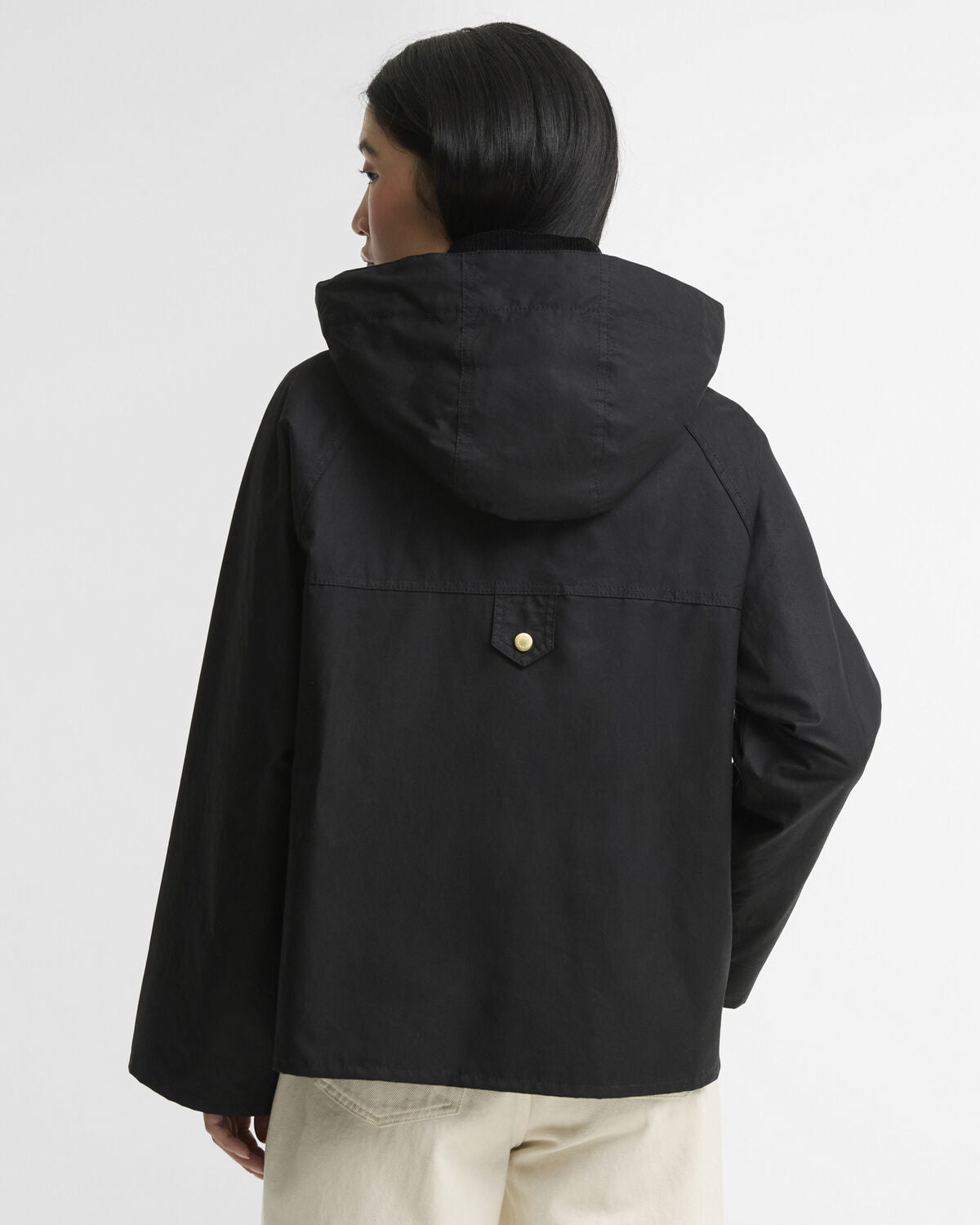 Barbour – Carville Wax Jacket (Donna) – Black/Ancient