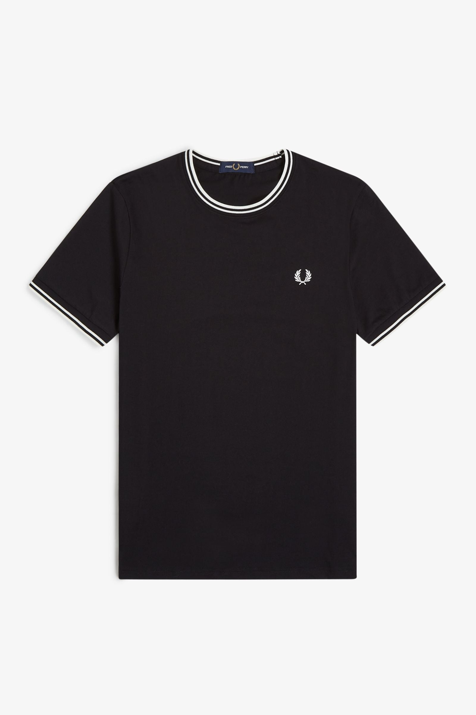 Fred Perry Twin Tipped T-Shirt - Black