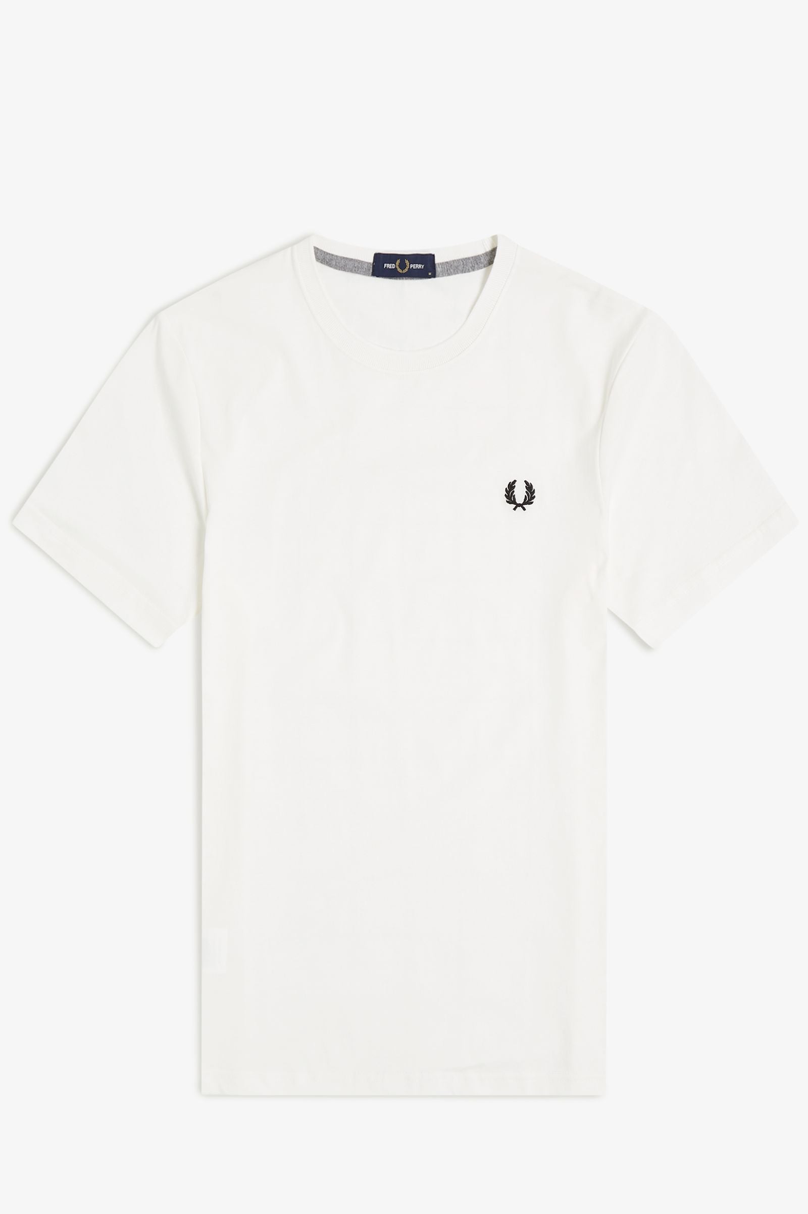 Fred Perry Crew Neck T-Shirt - Snow White