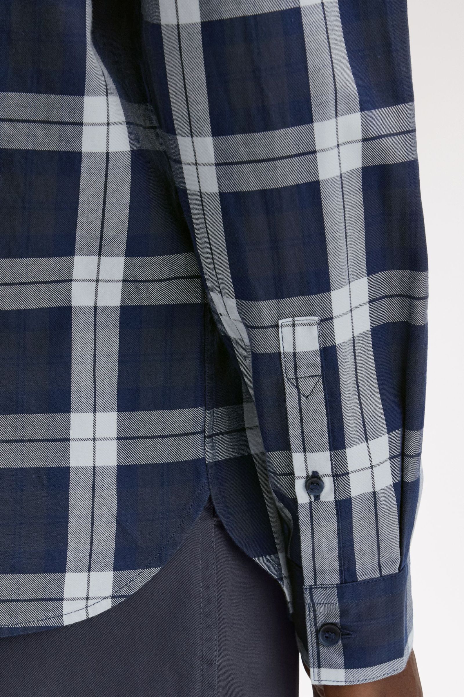Tartan Twill Shirt Fred Perry AW25 - Dark Airforce