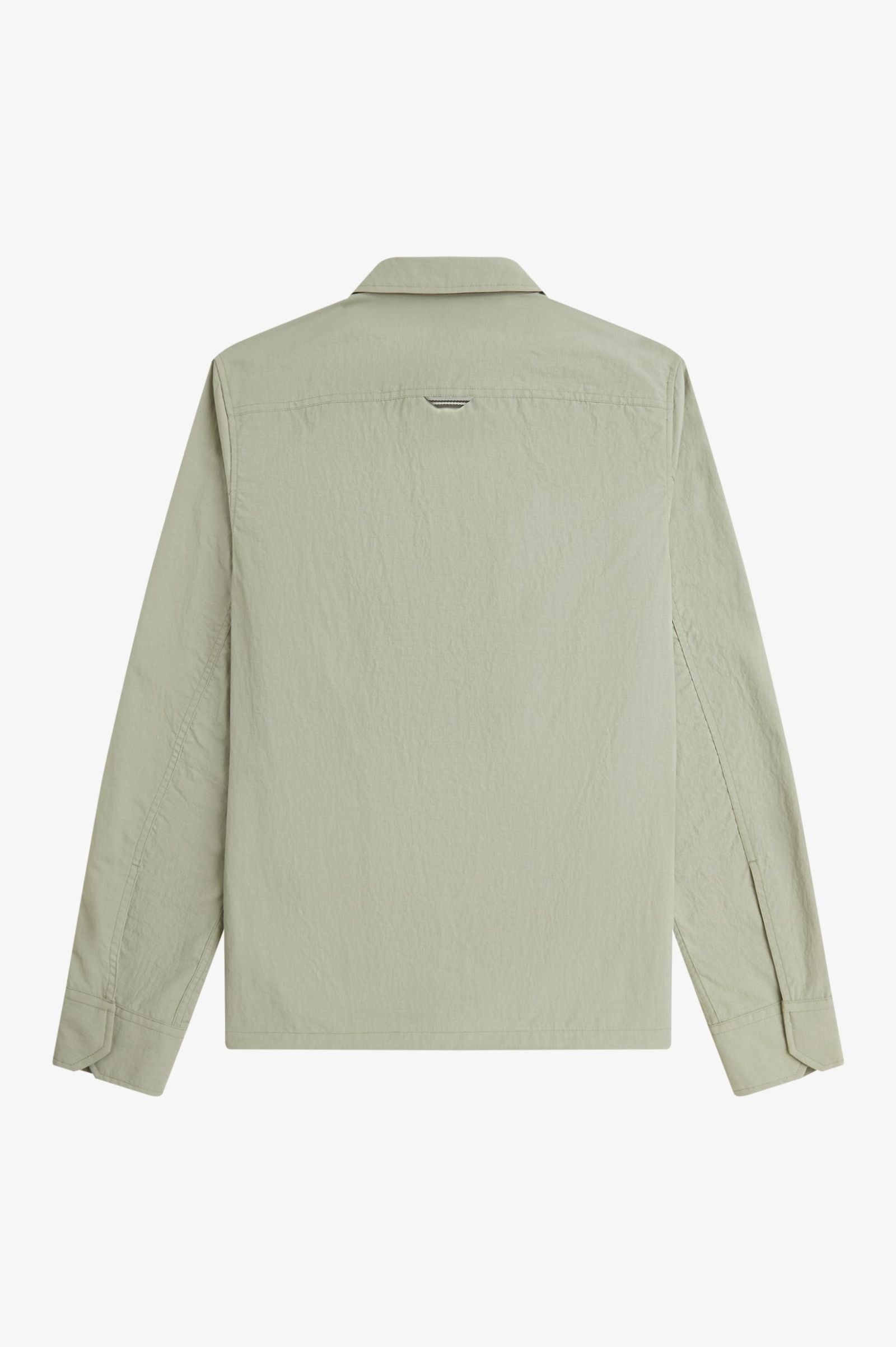 Fred Perry Ripstop Pocket Overshirt - Seagrass
