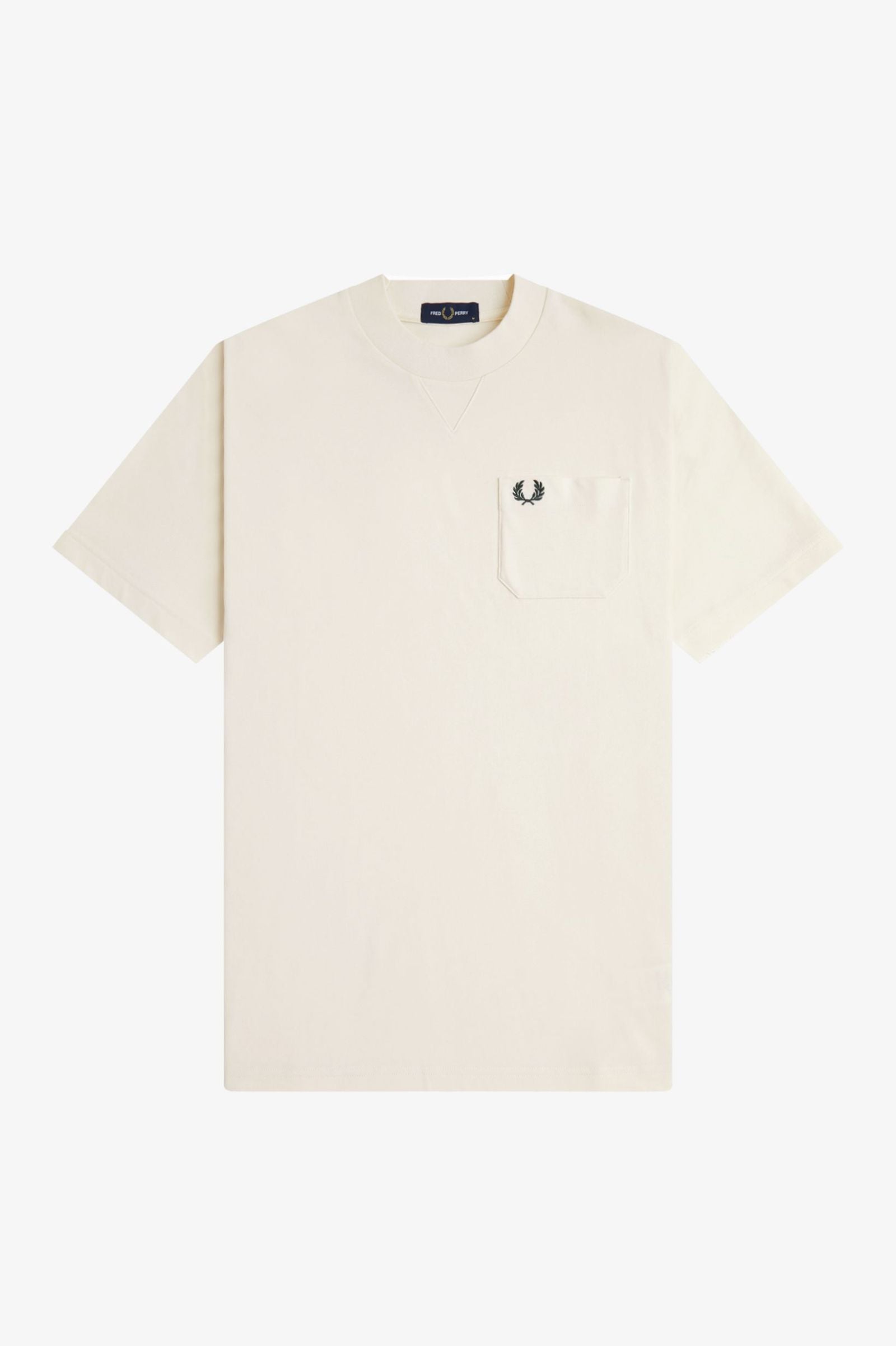 Fred Perry Pocket Detail T-Shirt - Ecru