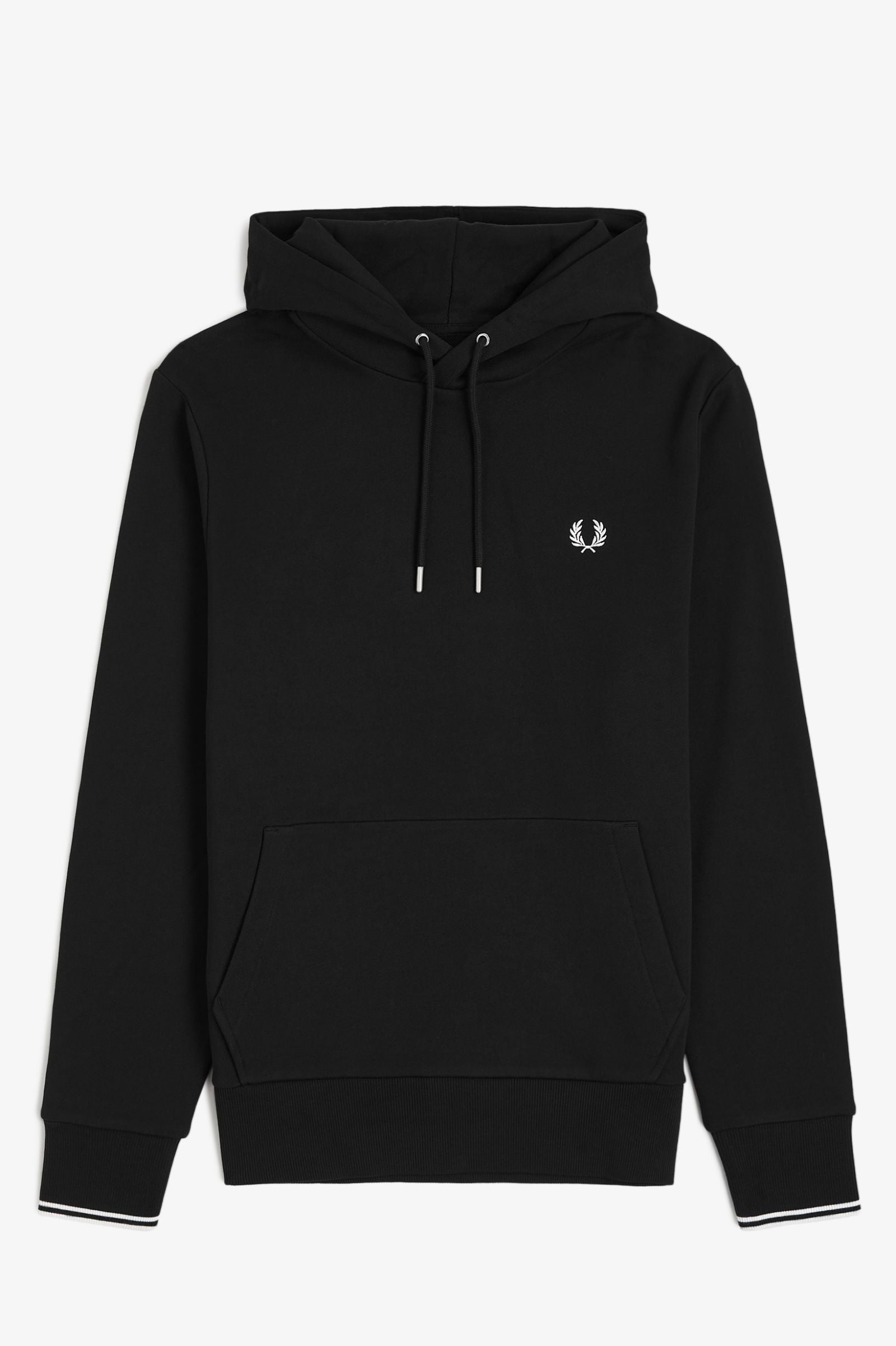 Tipped Hooded Sweatshirt Fred Perry AW25 - Black