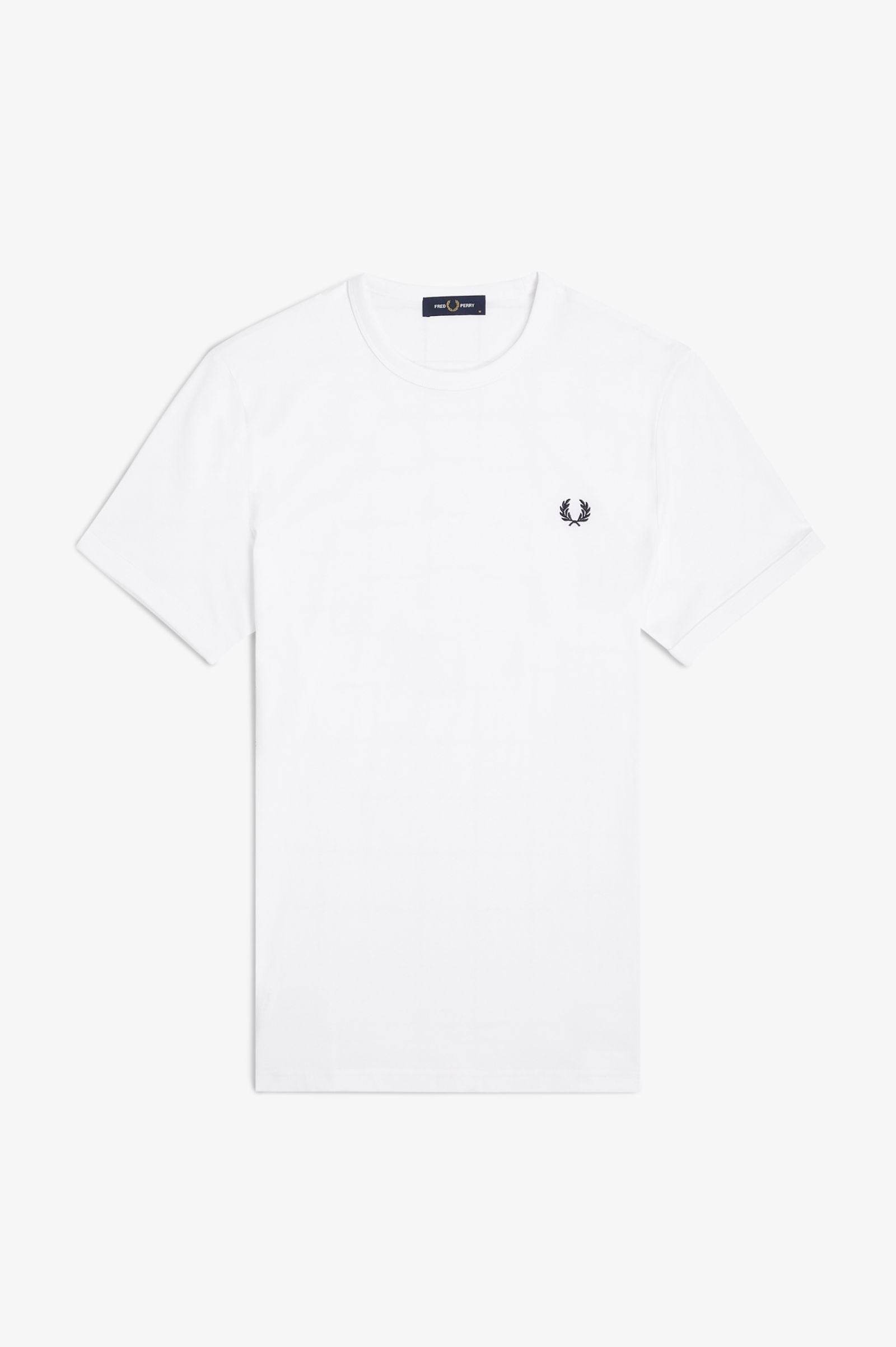 Fred Perry Ringer T-Shirt - White