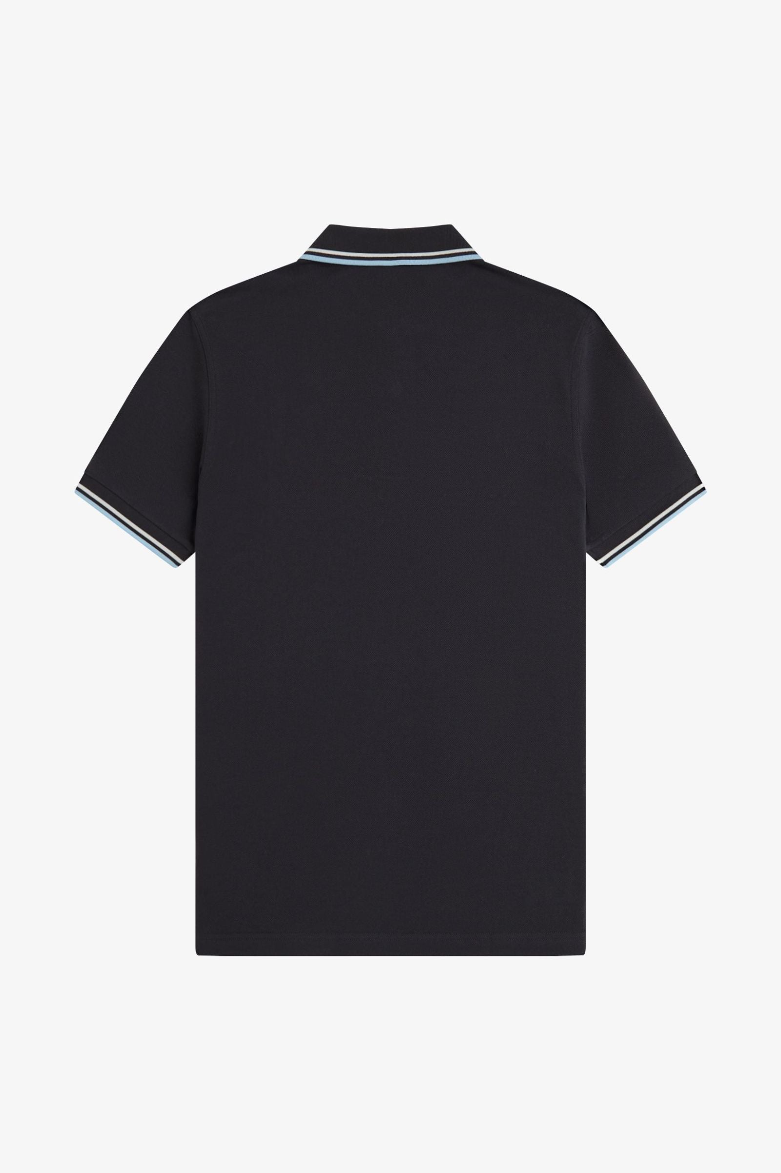 Fred Perry Twin Tipped Fred Perry Shirt - Anchor Grey / Ecru / Ball Boy Blue
