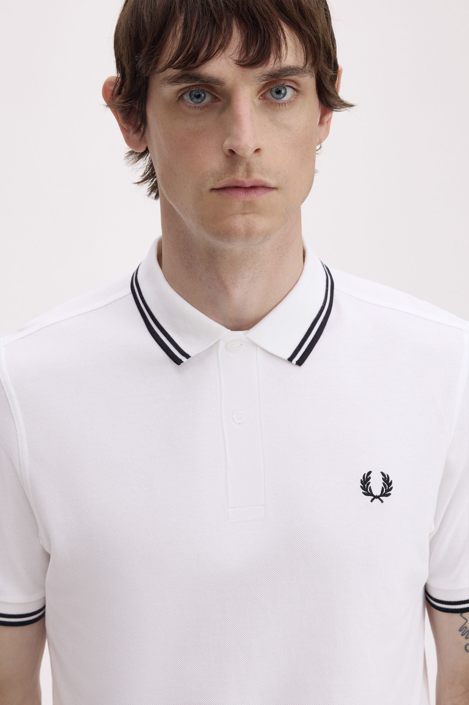Fred Perry Twin Tipped Fred Perry Shirt - White