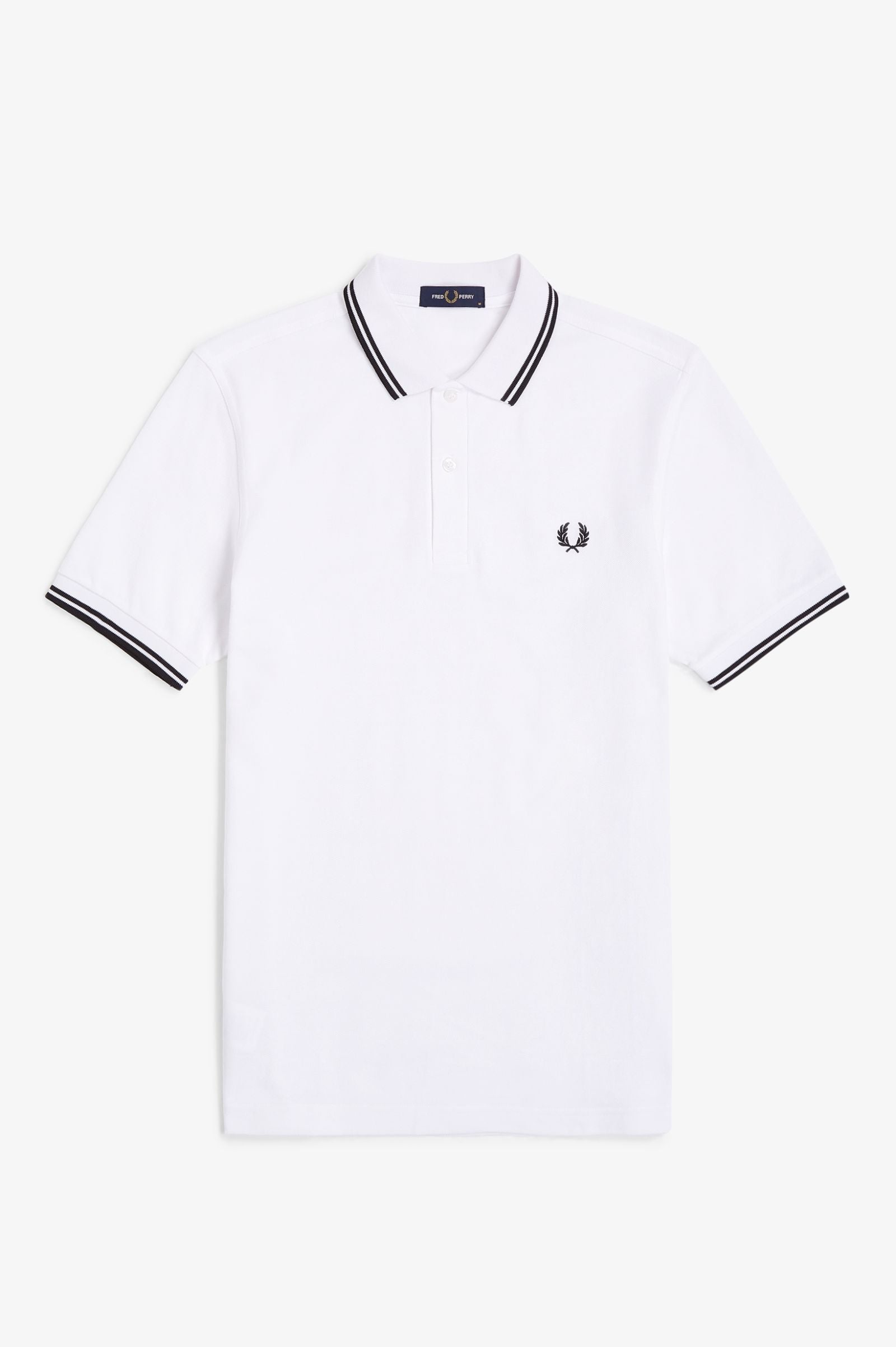 Fred Perry Twin Tipped Fred Perry Shirt - White
