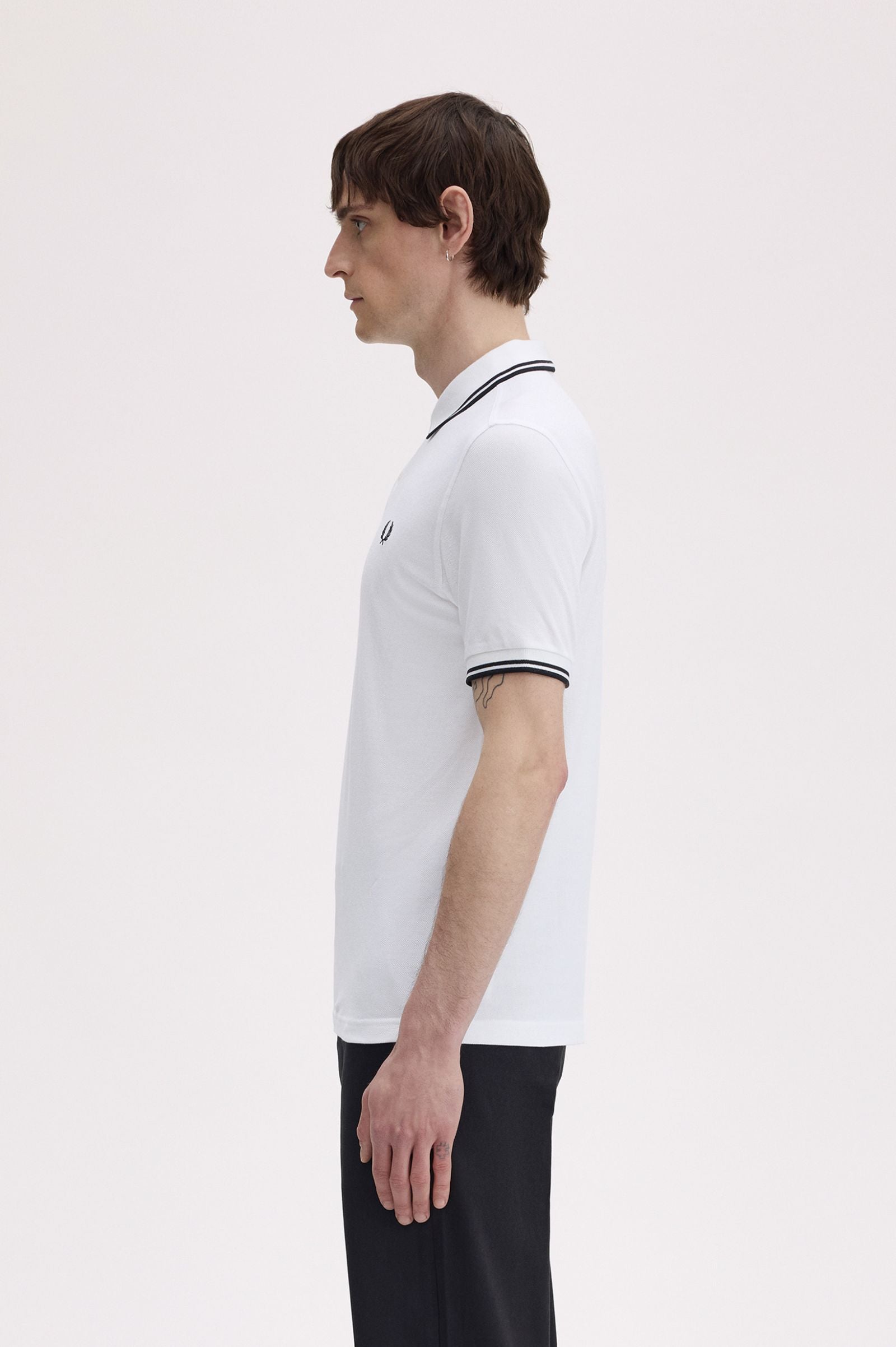 Fred Perry Twin Tipped Fred Perry Shirt - White