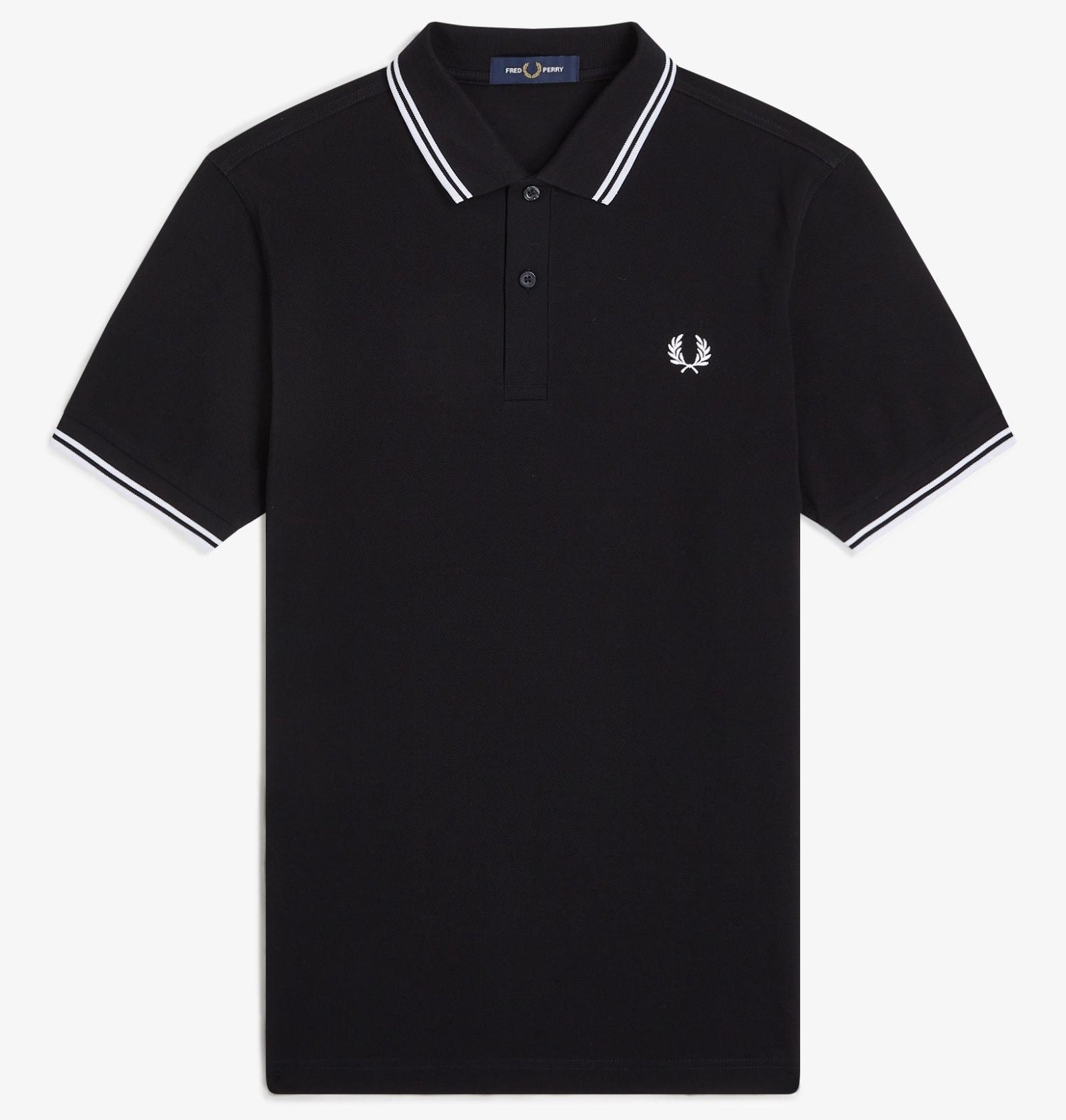 Fred Perry Twin Tipped Fred Perry Shirt - Black