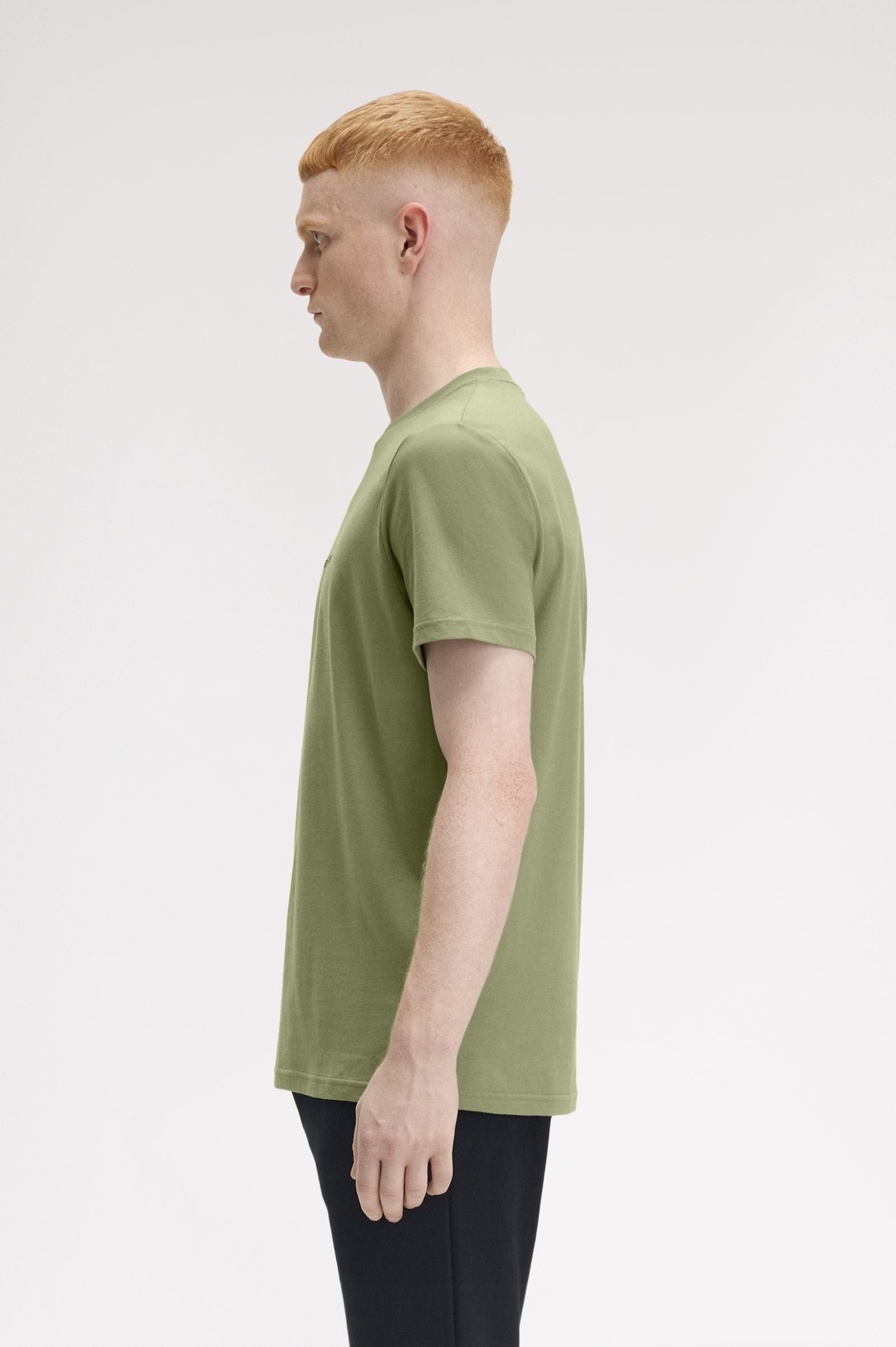 Embroidered T-Shirt Fred Perry - Olive Mint