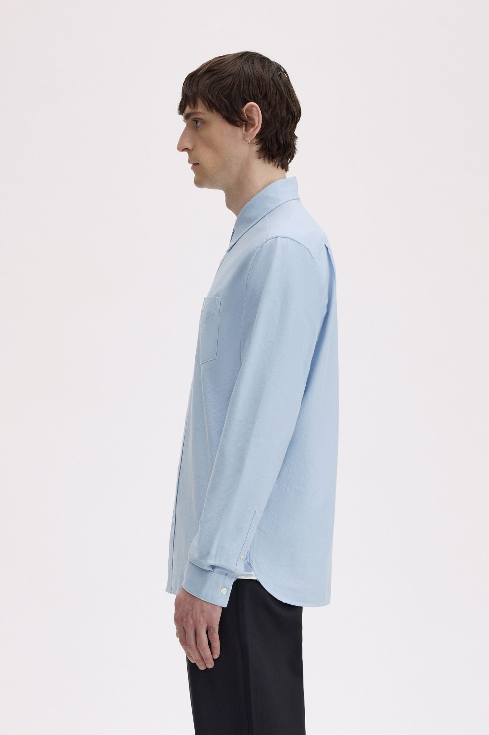 Oxford Shirt Fred Perry AW25 - Light Smoke