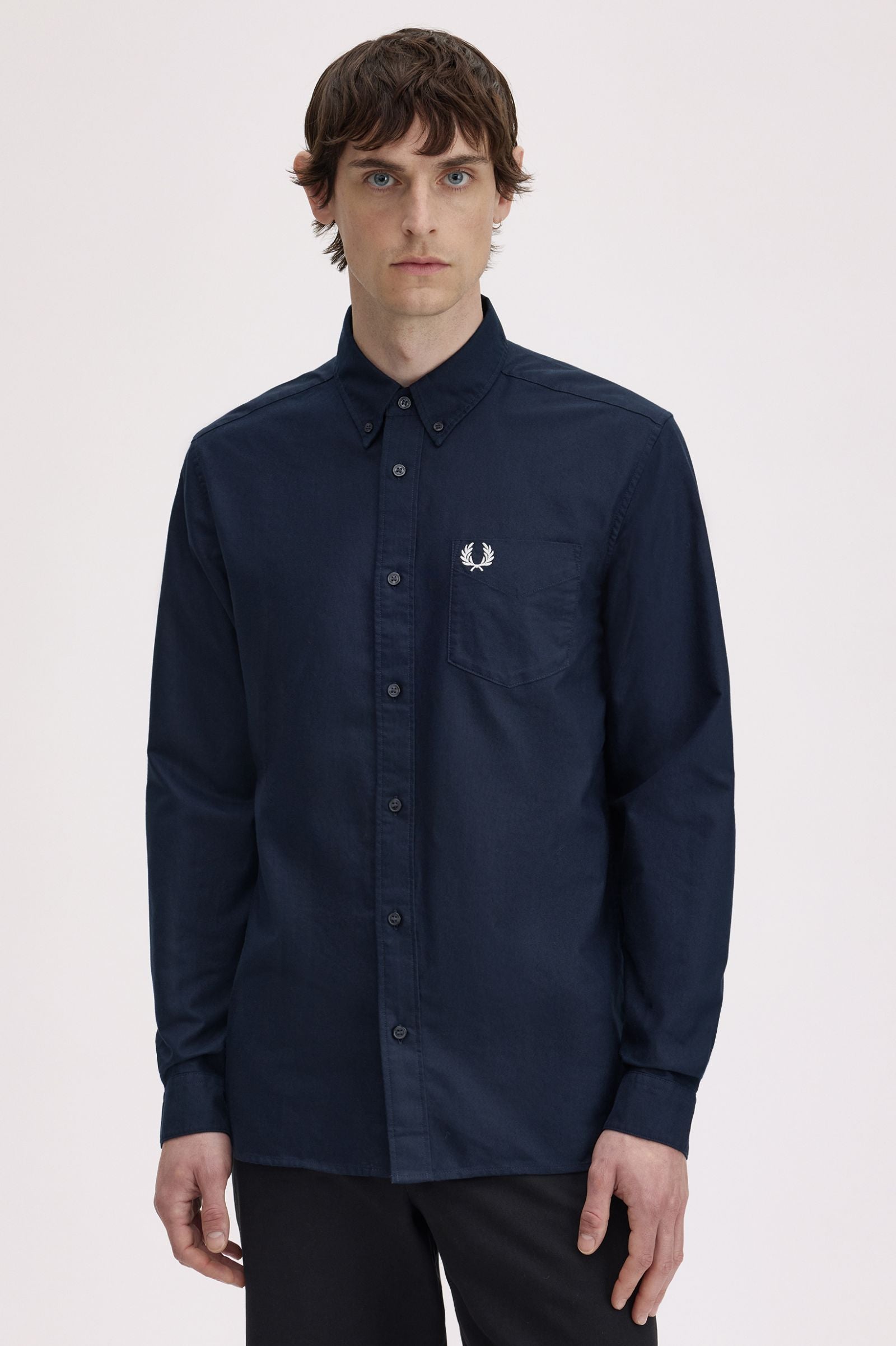 Oxford Shirt Fred Perry AW25 - Navy