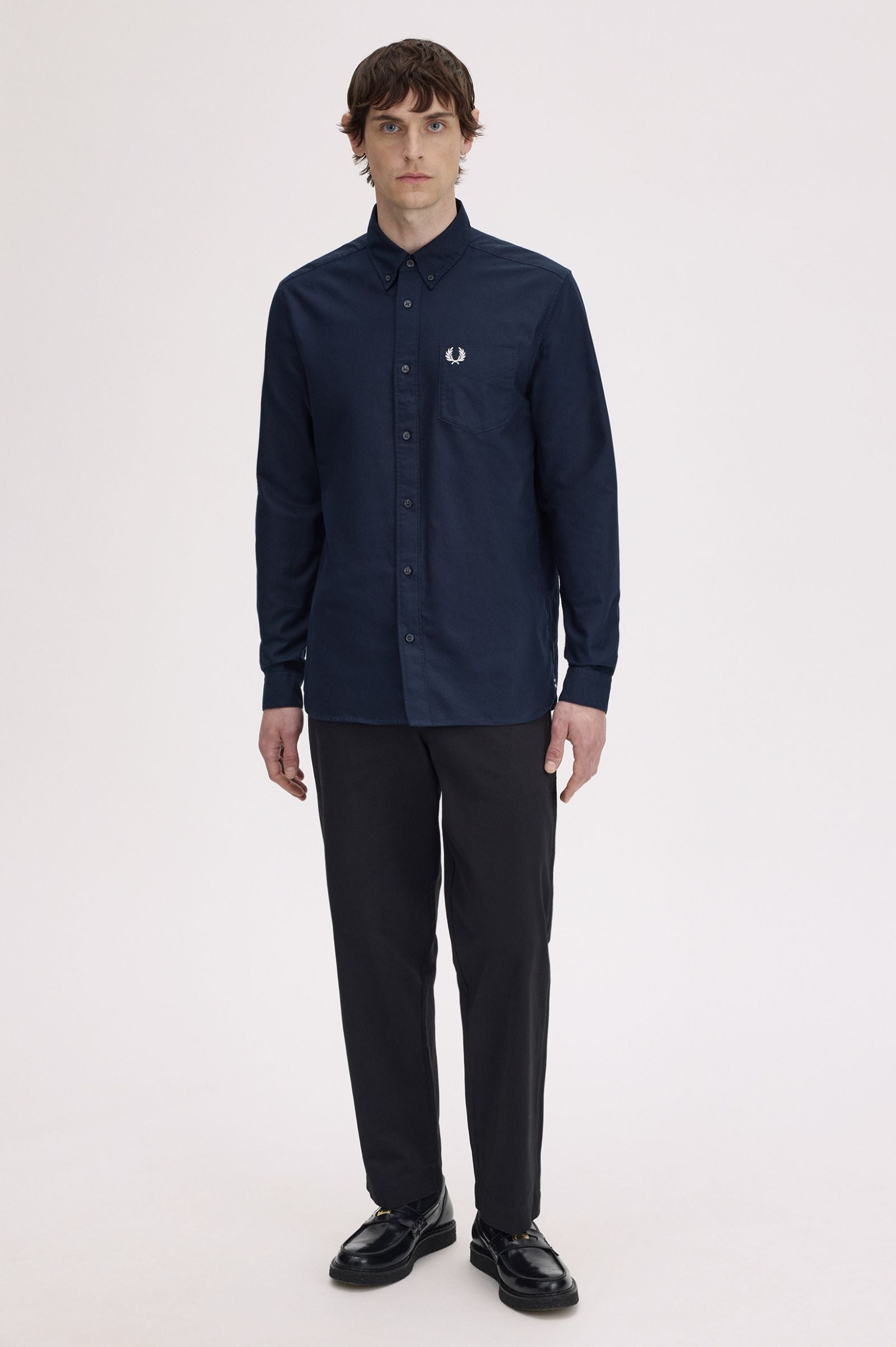 Oxford Shirt Fred Perry AW25 - Navy
