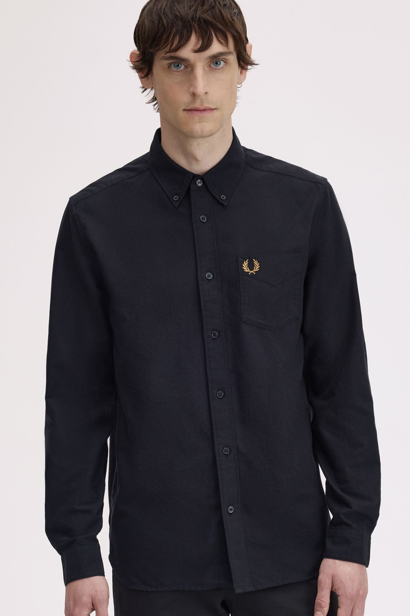 Oxford Shirt Fred Perry AW25 - Black