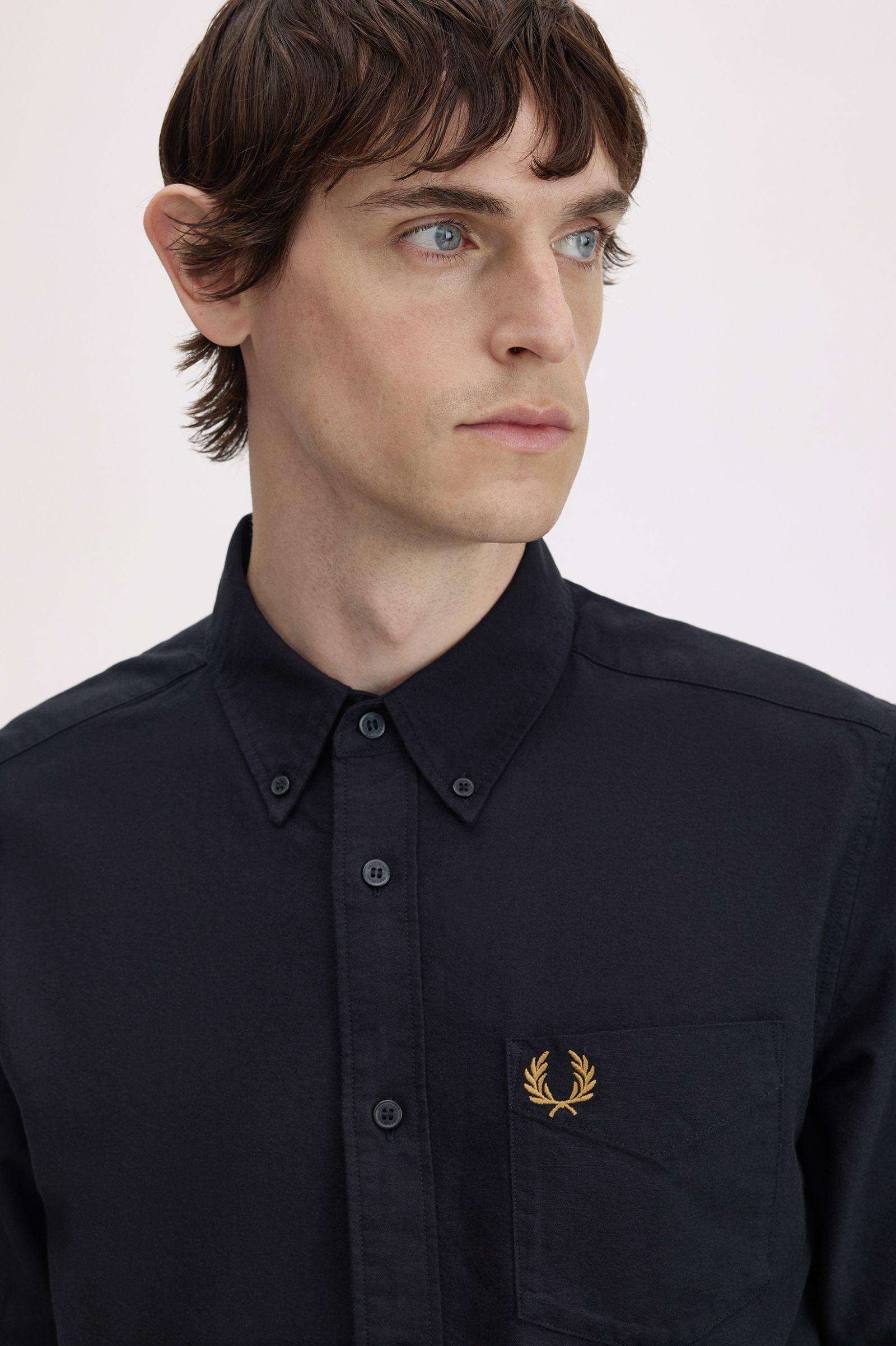 Oxford Shirt Fred Perry AW25 - Black