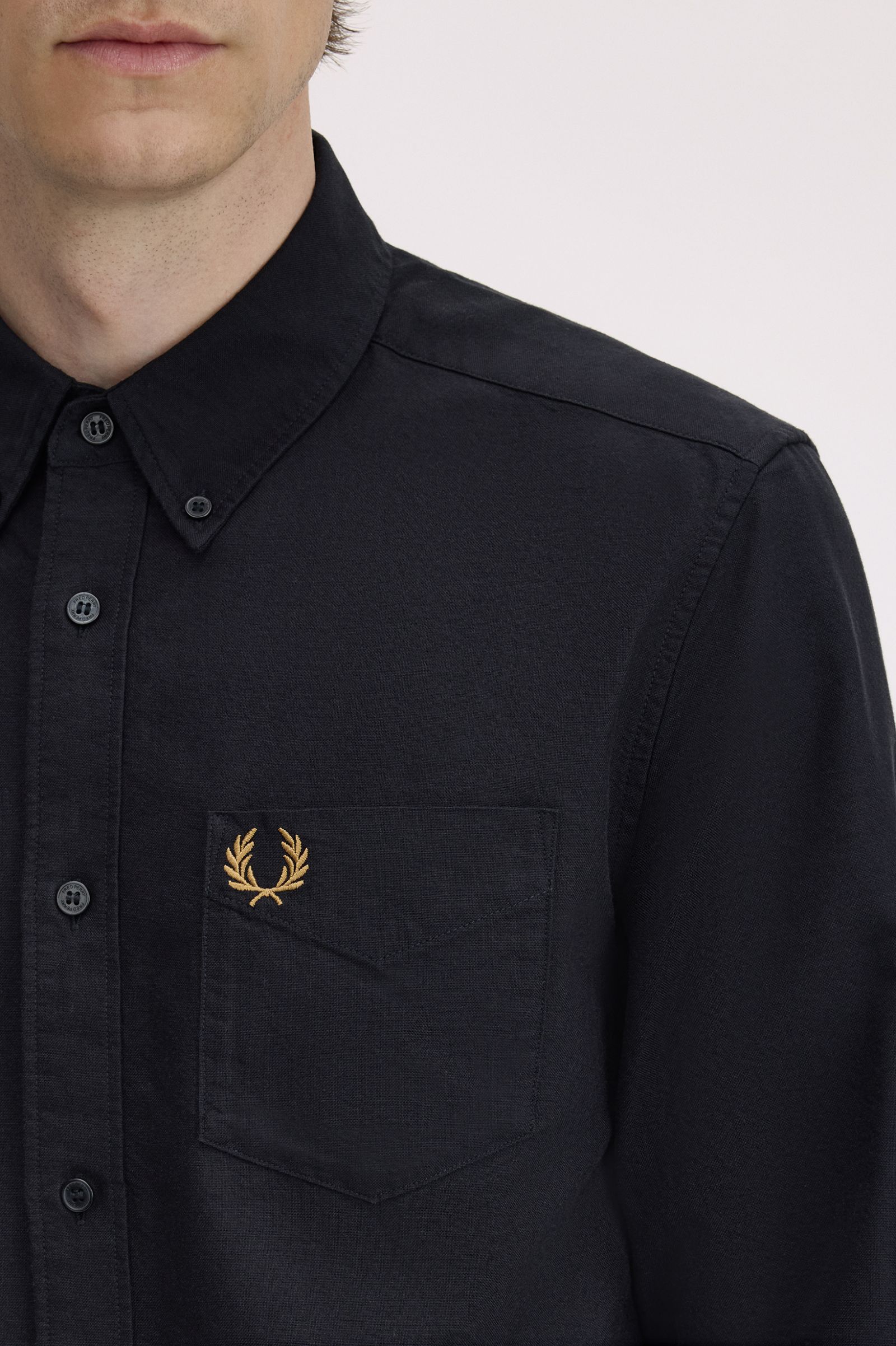 Oxford Shirt Fred Perry AW25 - Black