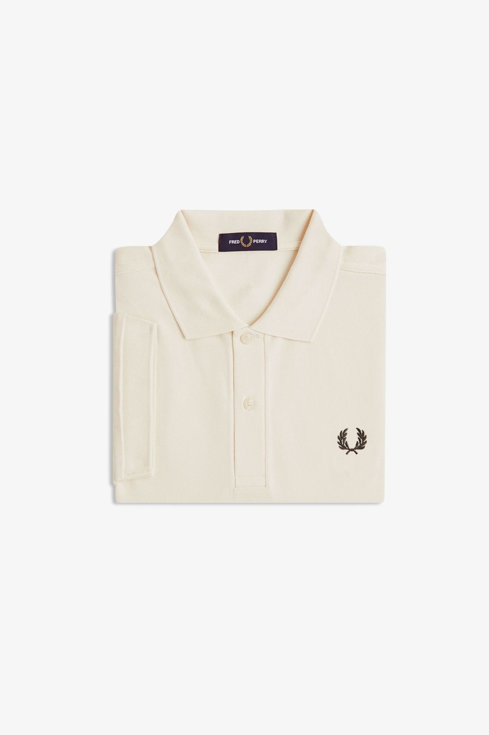 Fred Perry The Fred Perry Shirt - Ecru / Grassroots