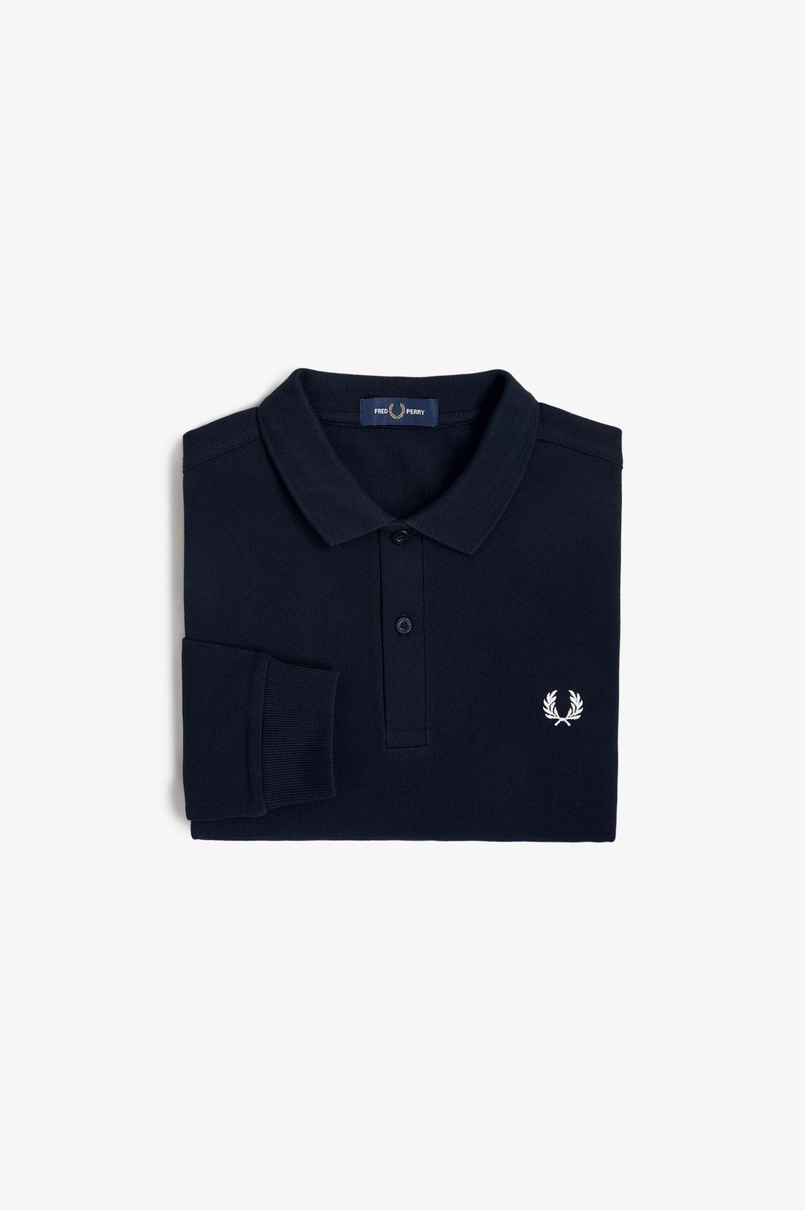 Long Sleeve Fred Perry Shirt AW25 - Navy