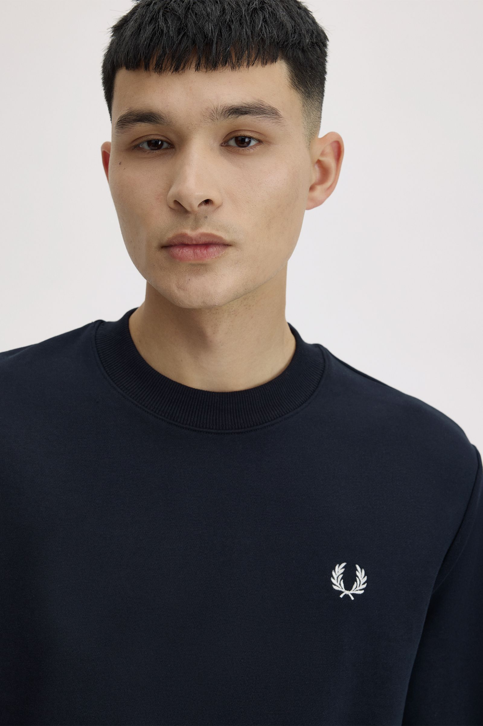 Crew Neck Sweatshirt Fred Perry AW25 - Navy
