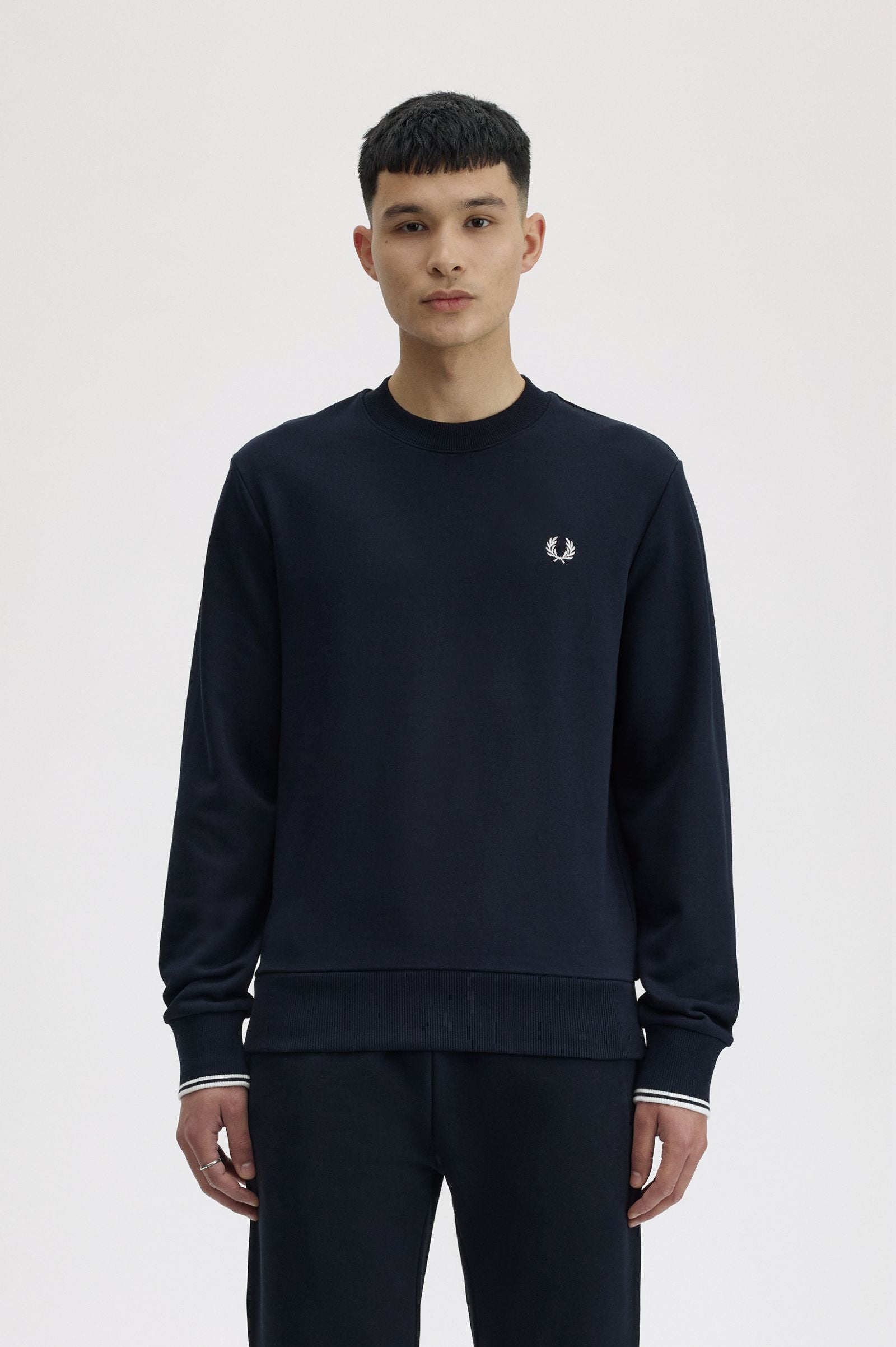 Crew Neck Sweatshirt Fred Perry AW25 - Navy