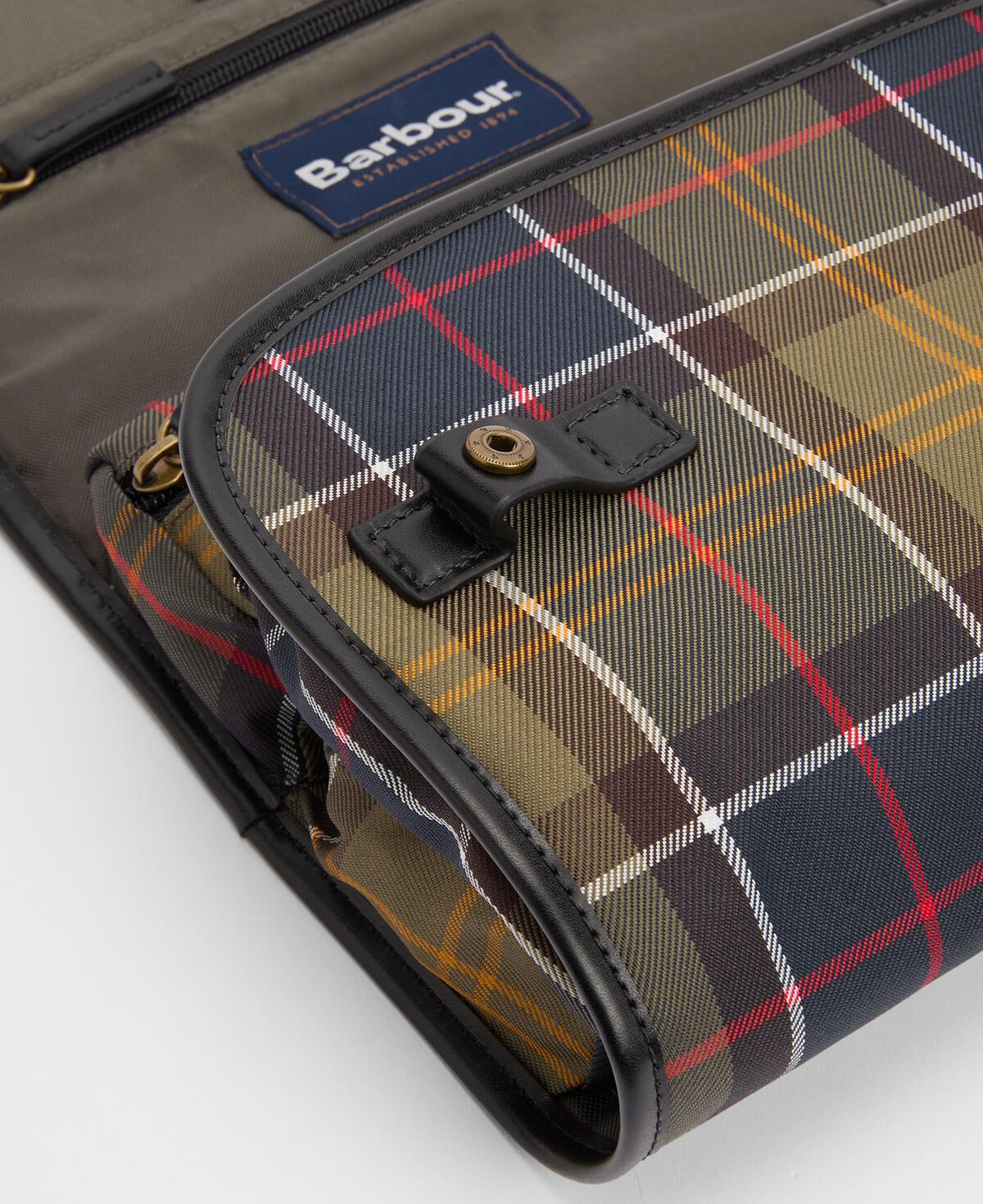 Barbour – Tartan Hanging Washbag – Classic/Beacon