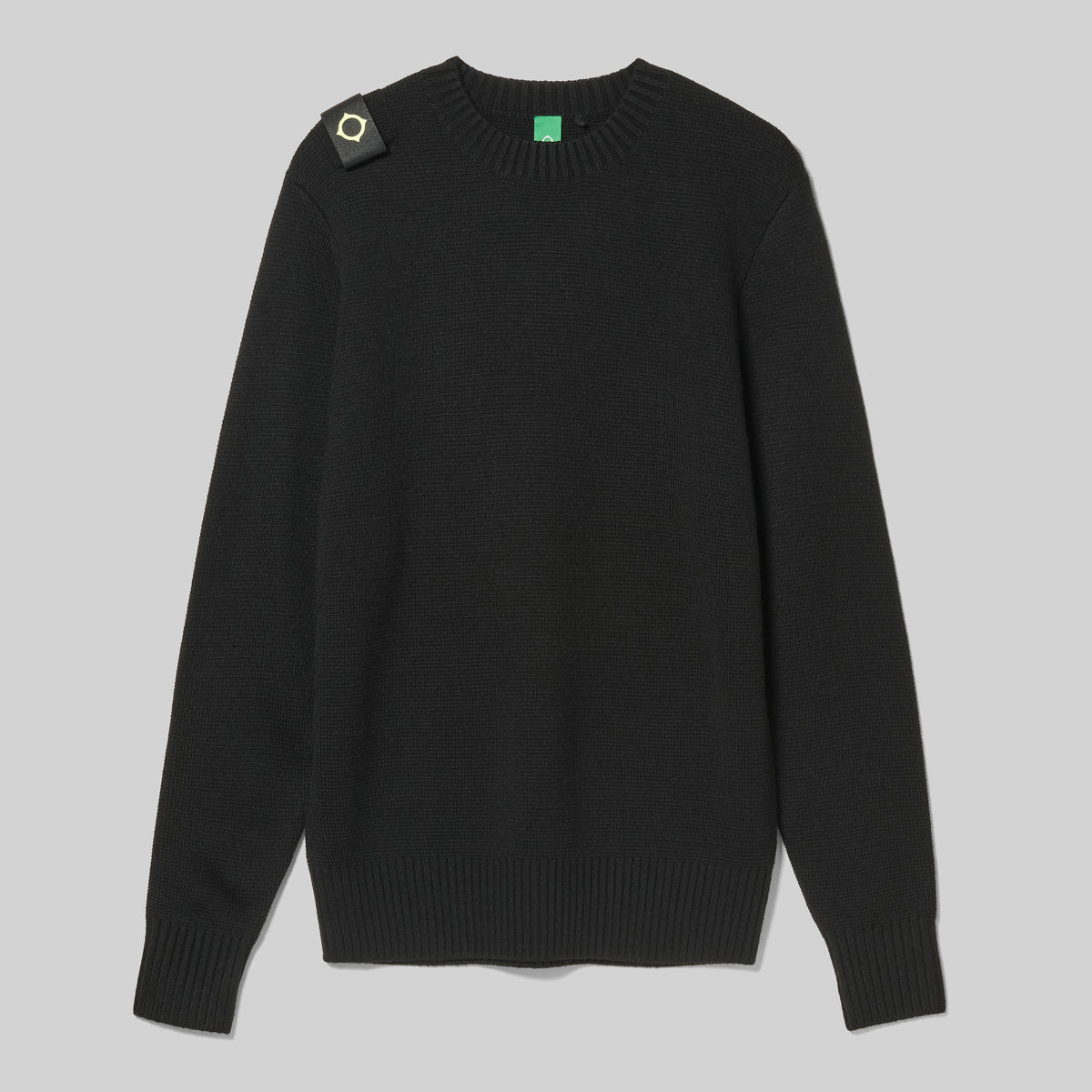 MASTRUM Oka Crew Knit Jet Black