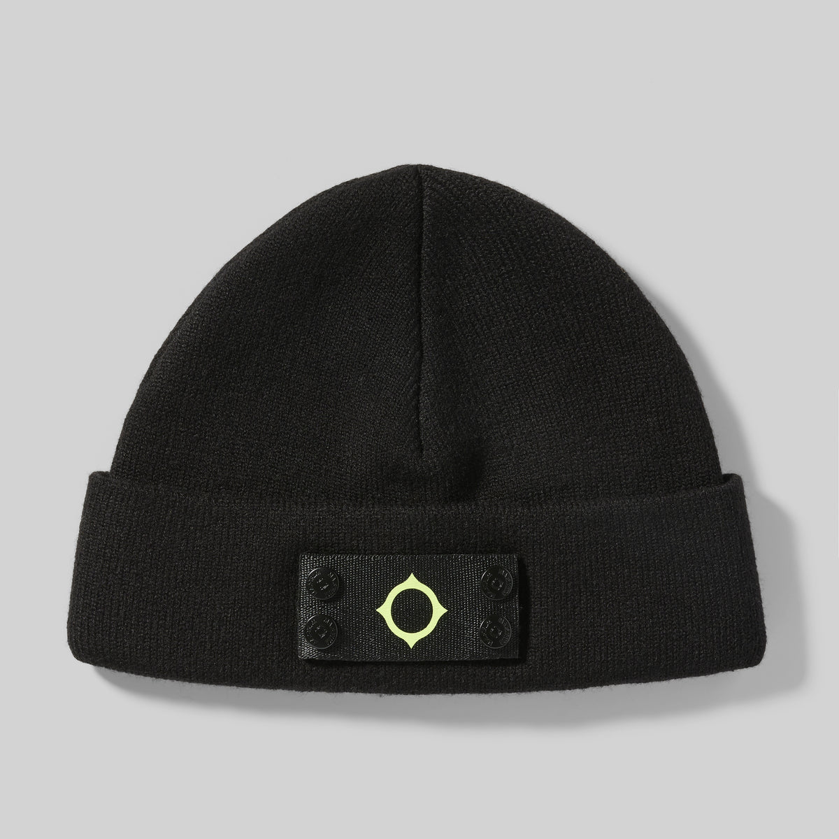 MASTRUM Badge Beanie Jet Black