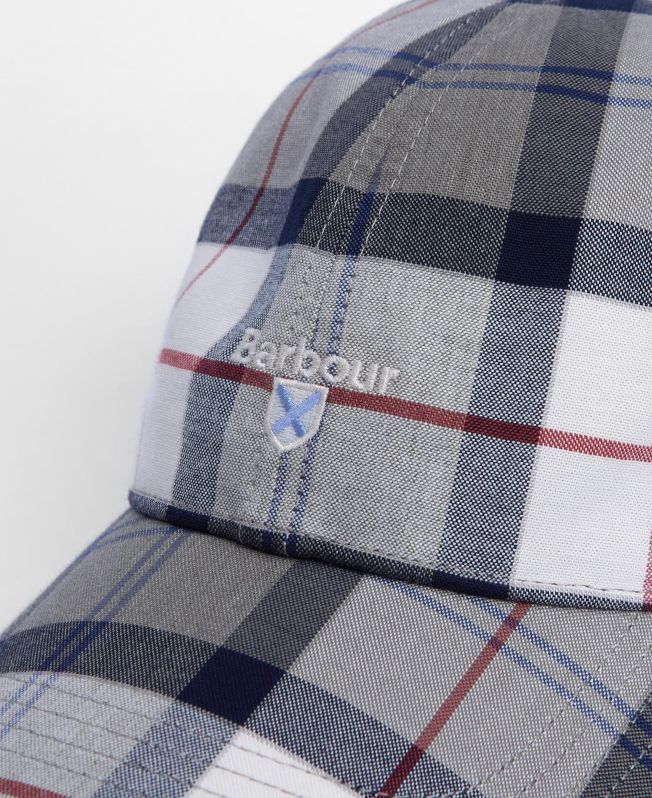 Tartan Sports Cap SS25 Barbour - Bleached Pine Tartan