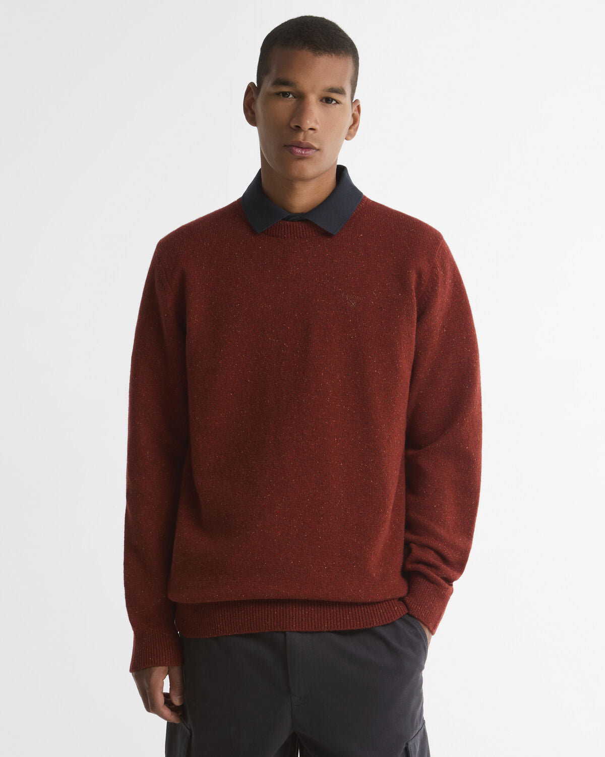 Barbour – Essential Tisbury Crew – Russet