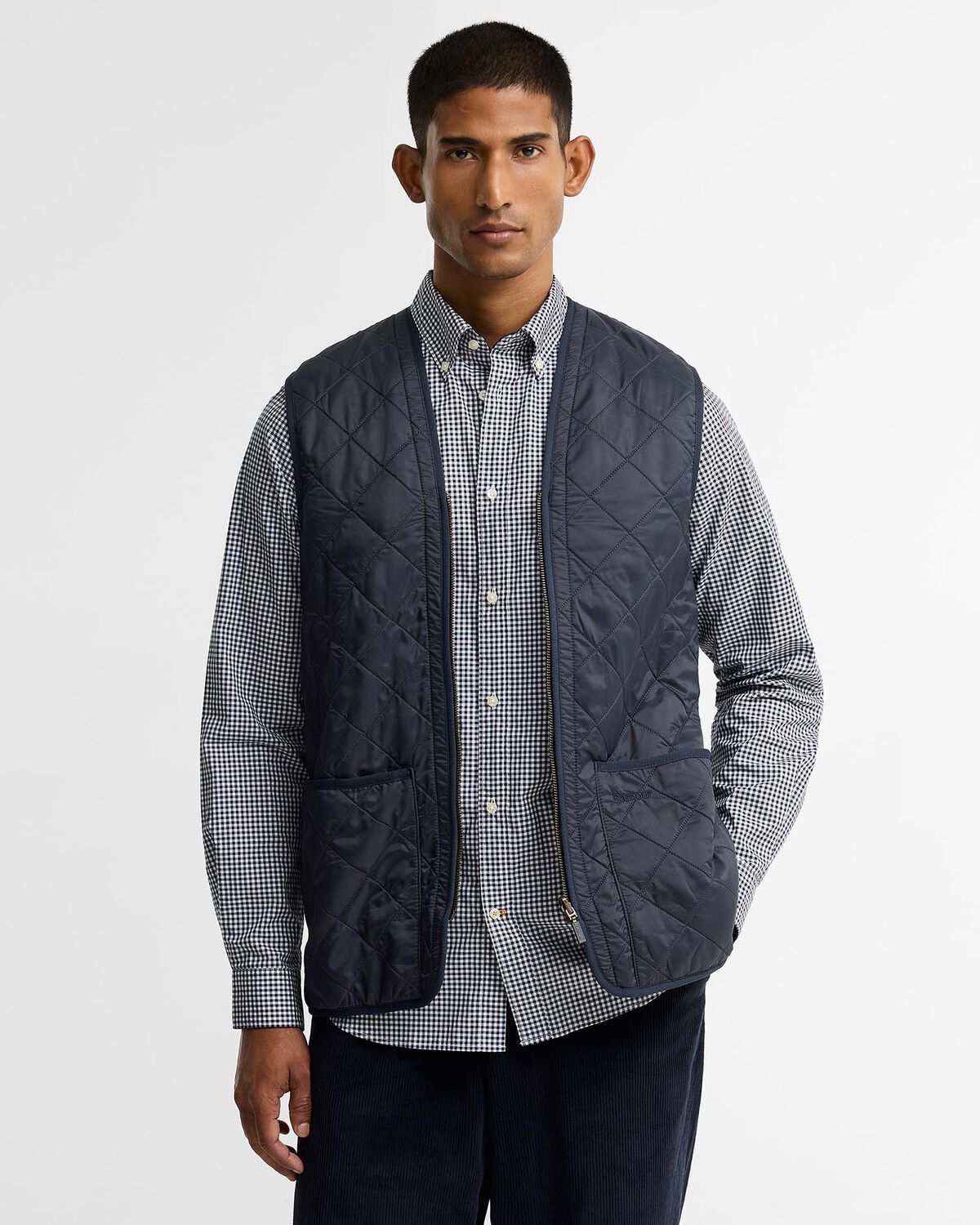 Barbour – Polarquilt Waistcoat Zip Liner – Navy