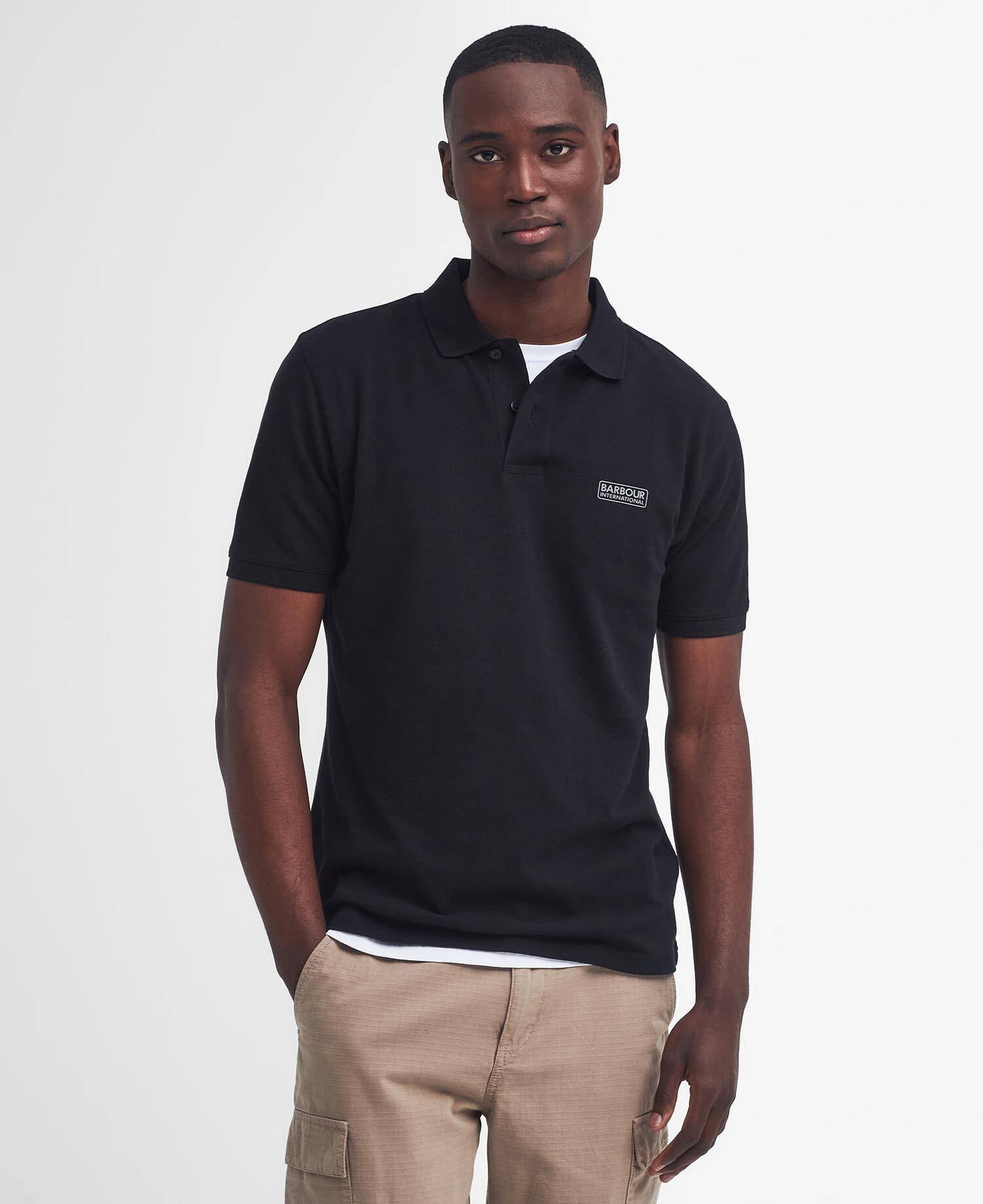 Polo Essential Barbour International - Black / Pewter