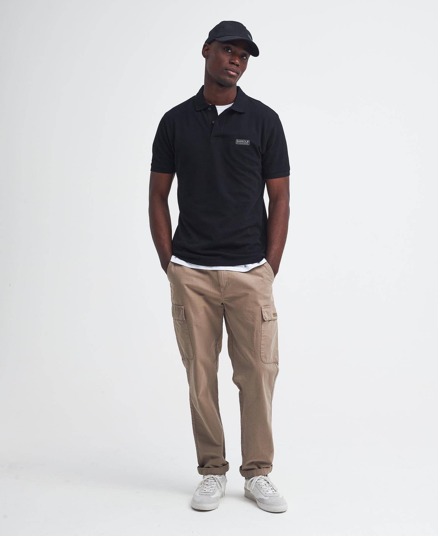 Polo Essential Barbour International - Black / Pewter