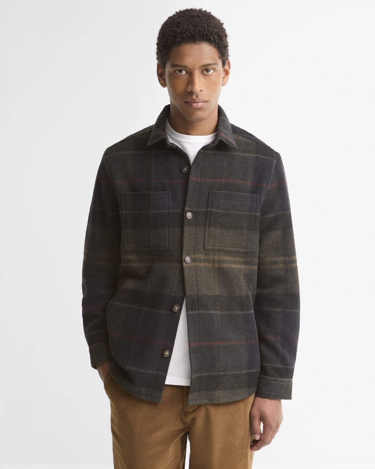 Barbour – Woodlane Tail Brush CCX Overshirt – Shadow Classic Tartan