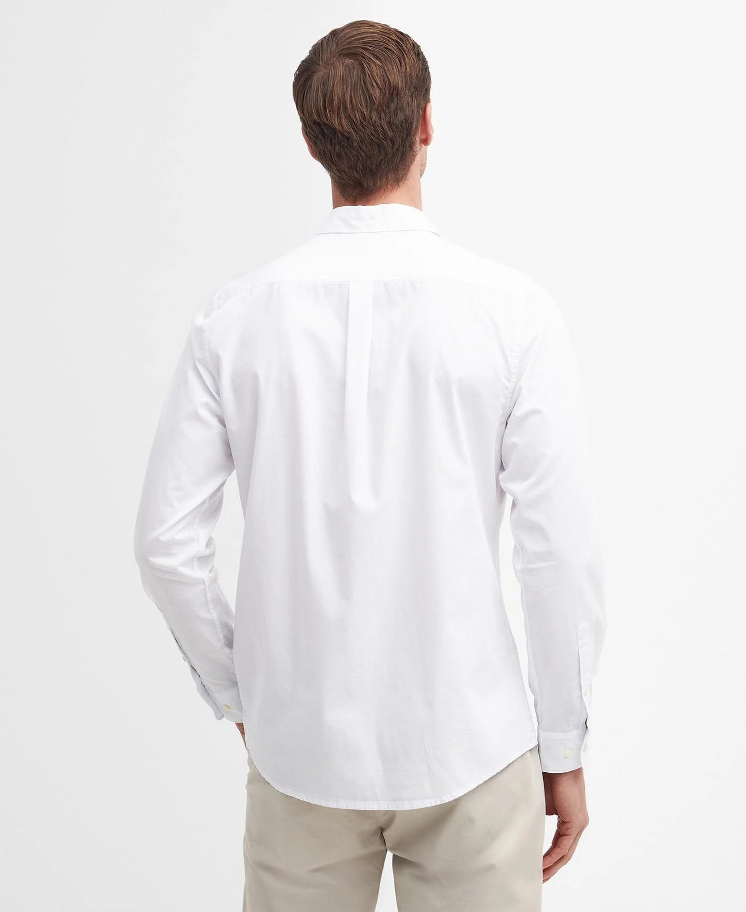 Crest Poplin Shirt SS25 Barbour - White