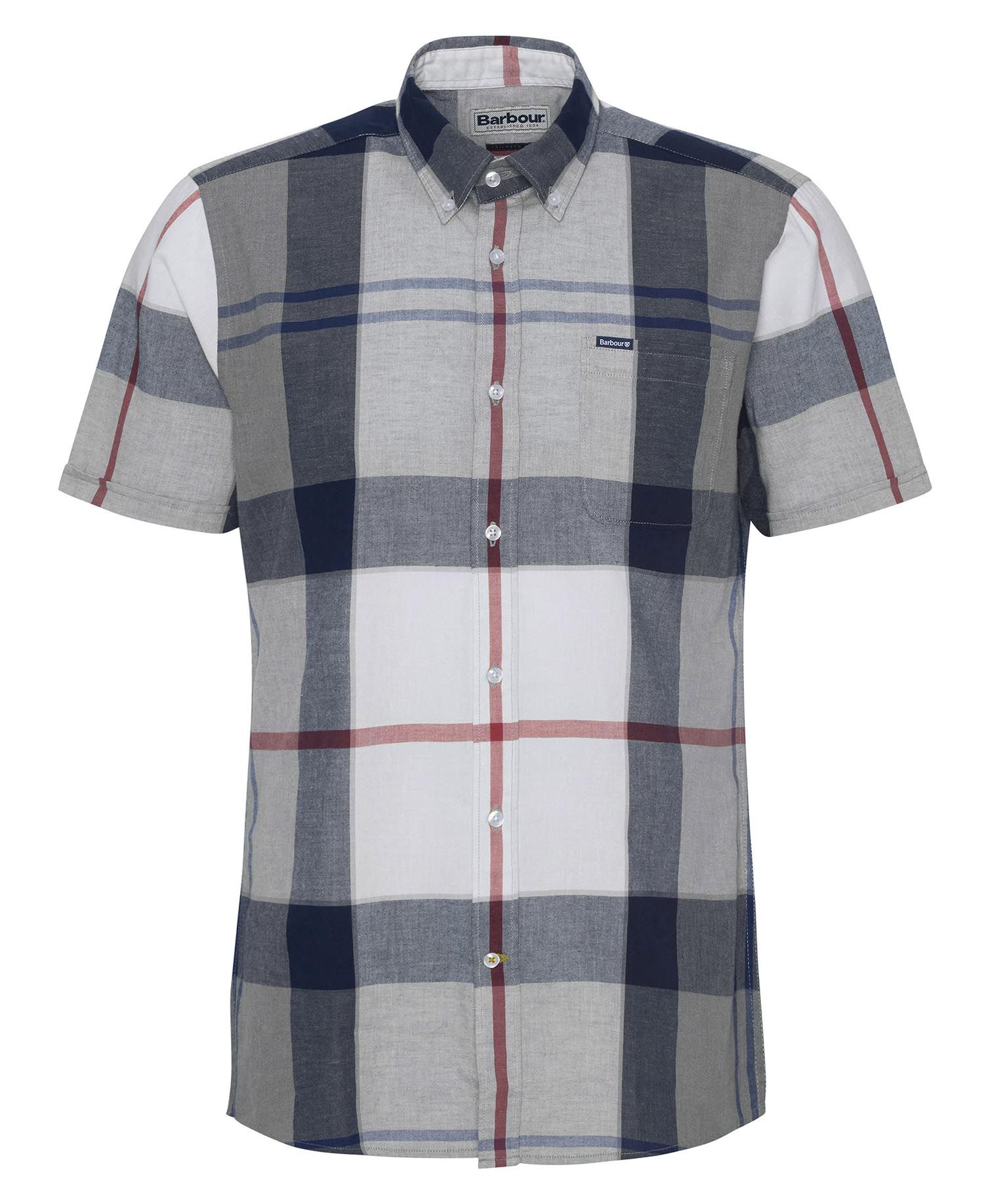 Doughill Regular Short-Sleeved Shirt SS25 Barbour - Bleached Pine