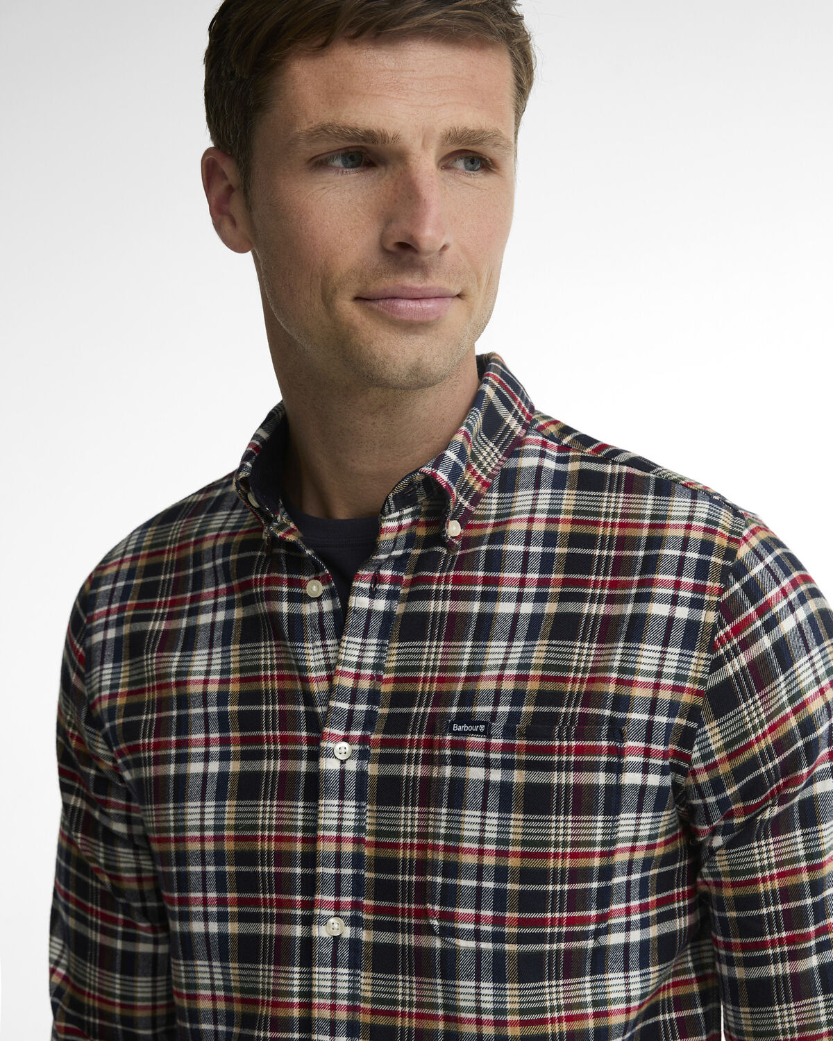 Barbour – Northfell Tailored Fit Shirt – Red