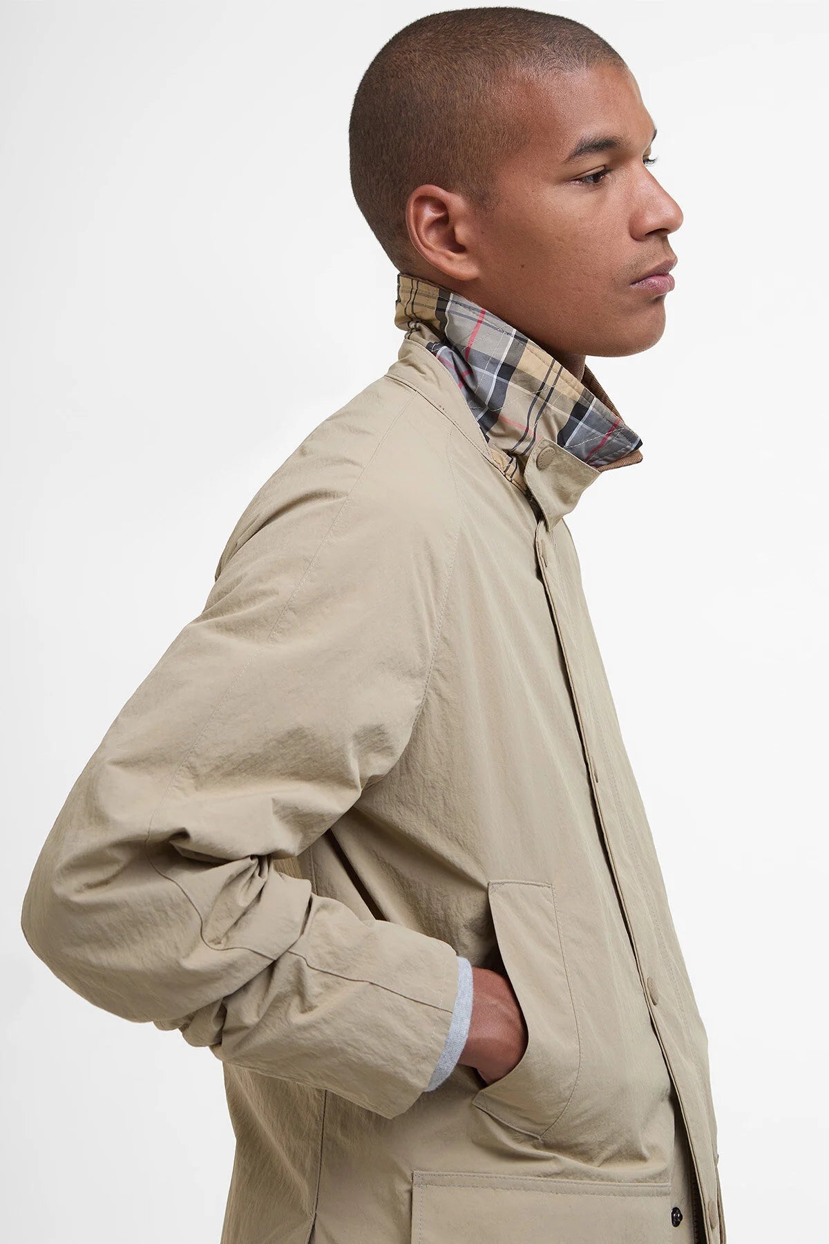 Ashby Showerproof Jacket Barbour - Stone