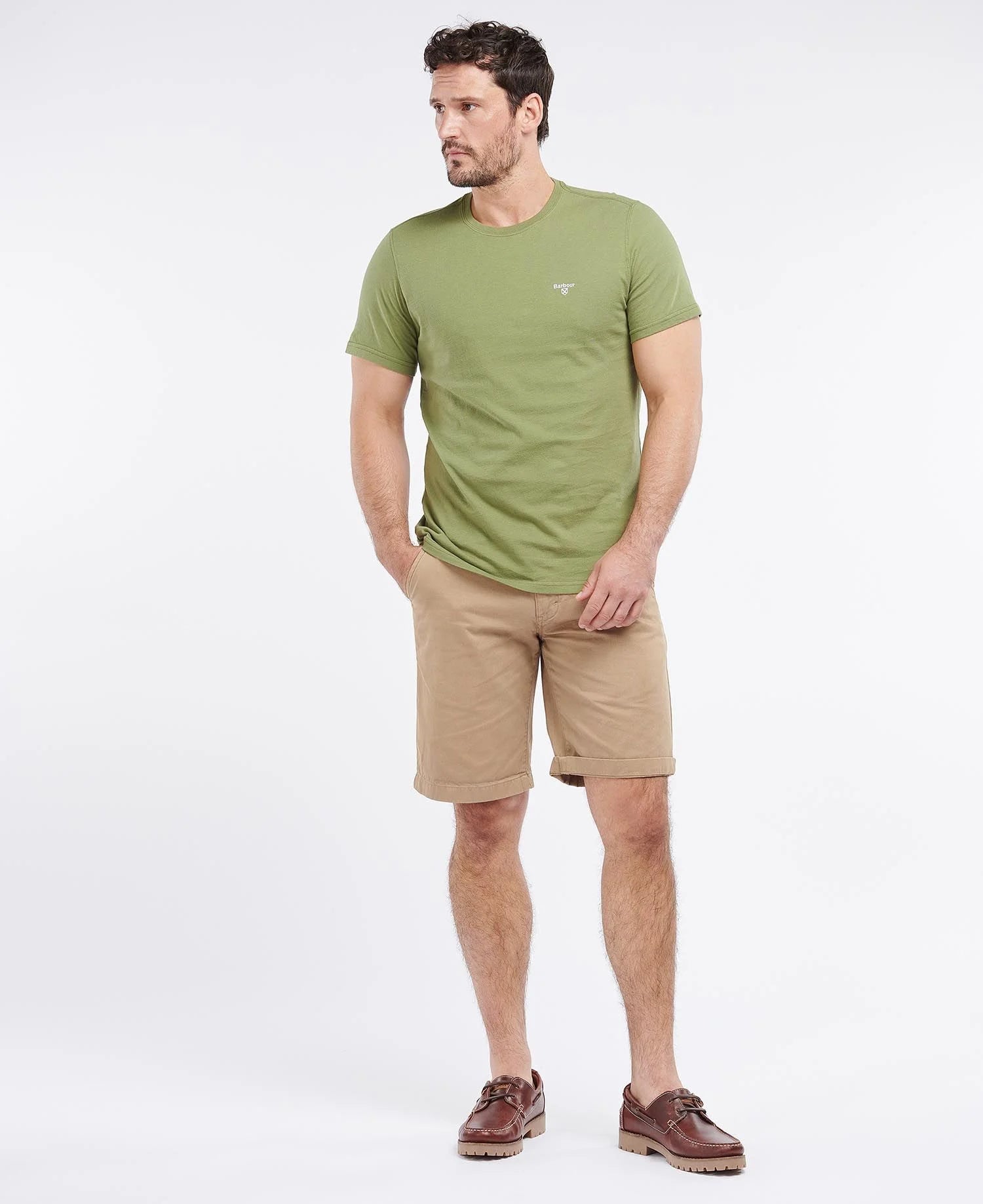 Essential Sport T-Shirt SS25 Barbour - Burnt Olive